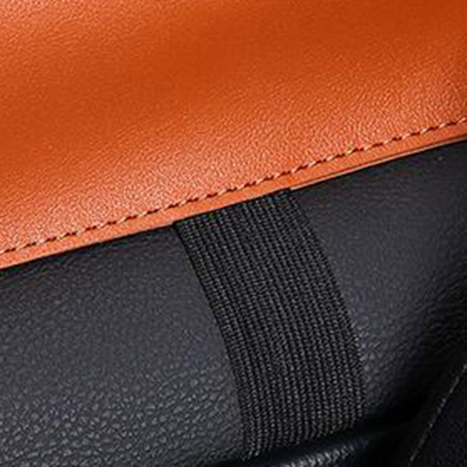 Car Tissue Holder PU Leather Napkin Box Sturdy Fashionable with Elastic Band Light Brown