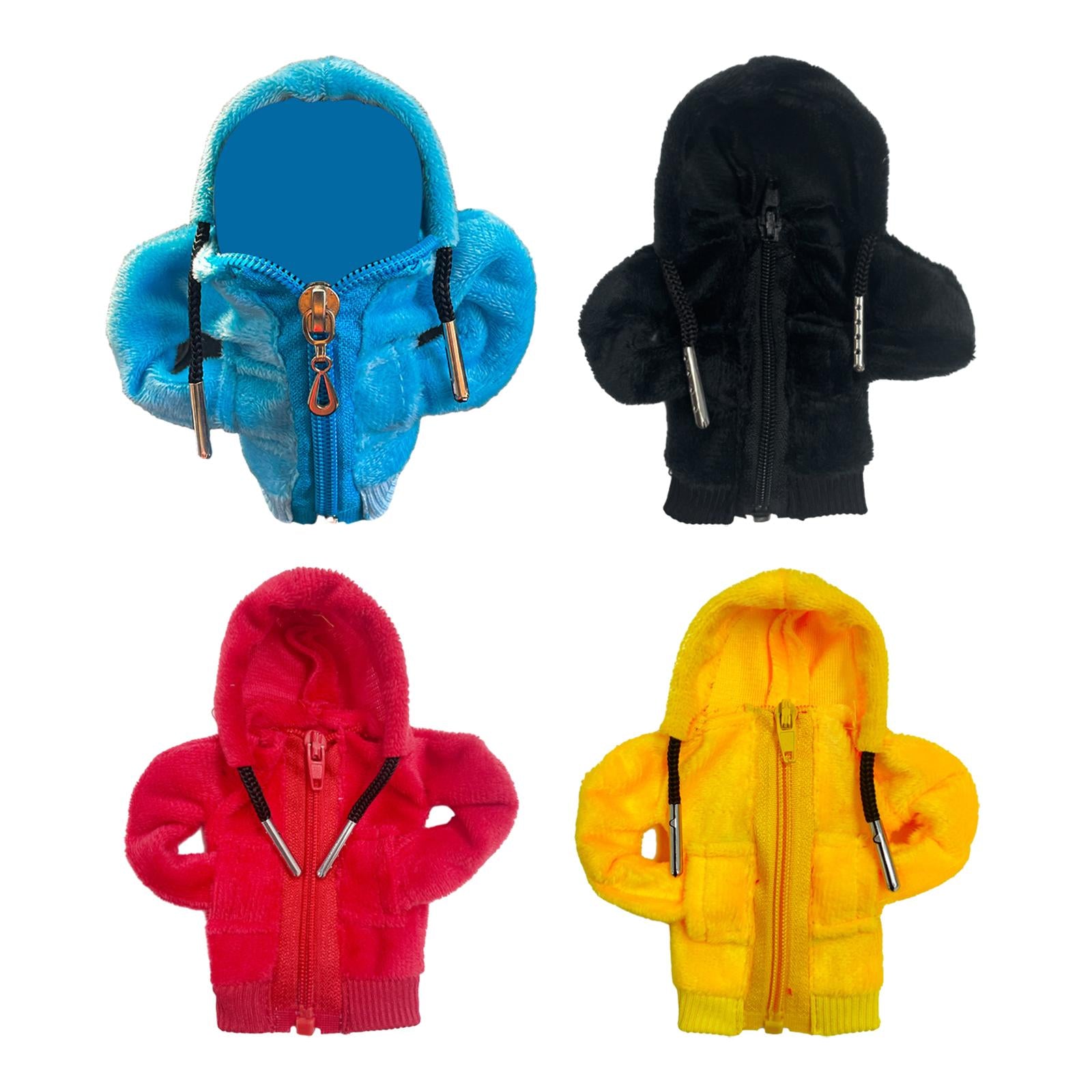 Car Gear Shift Cover Hoodie Soft Funny Fashion Unique Car Shifter Knob Cover Red