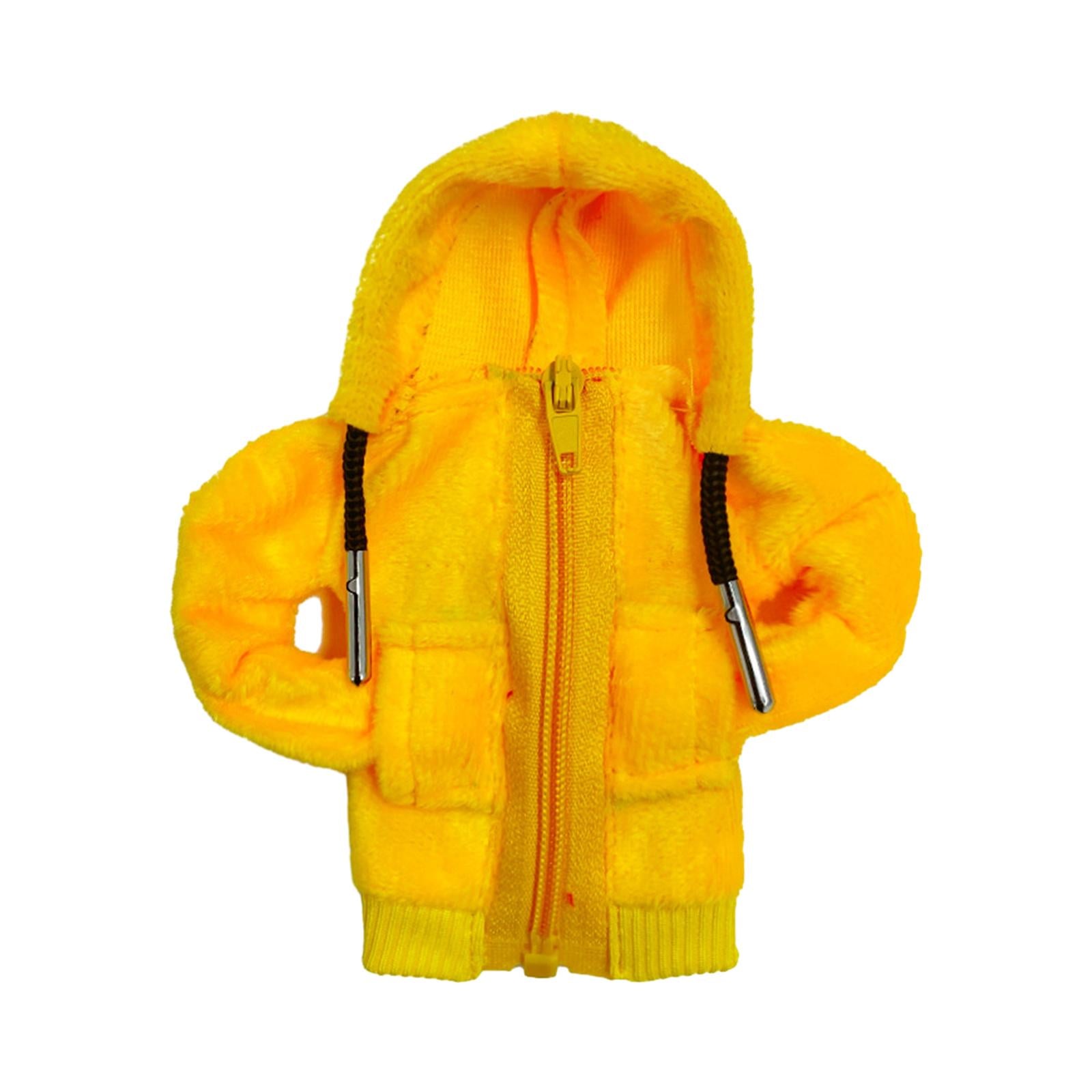 Car Gear Shift Cover Hoodie Soft Funny Fashion Unique Car Shifter Knob Cover Yellow