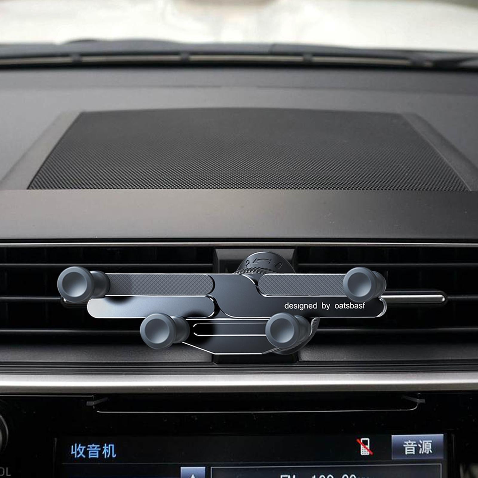 Car Vent Phone Mount Mini Compact Auto Accessories Air Vent Car Phone Holder Black