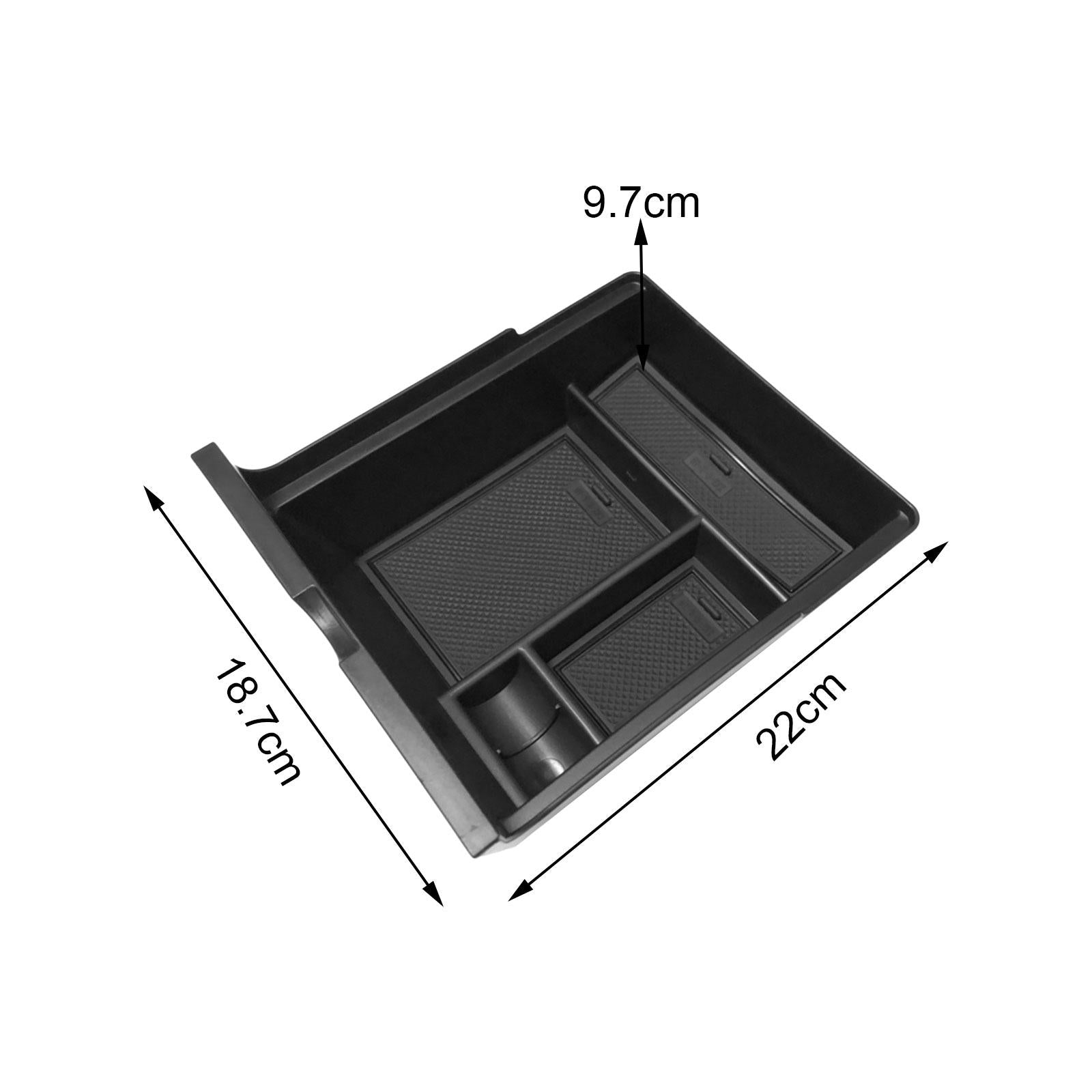Black Center Console Organizer Tray Car for Tesla 2021-2022