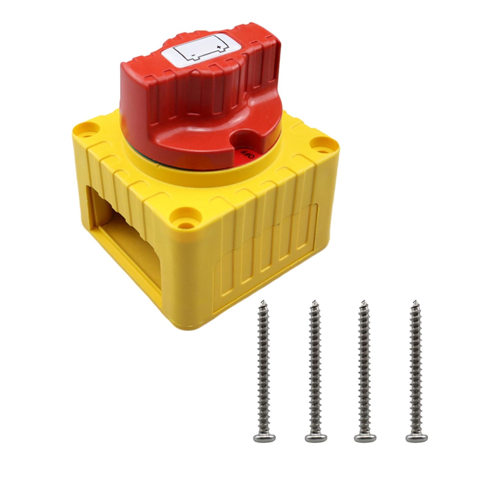 Yacht RV Battery Disconnect Switch 12V-24V 300A Anti Leakage Button