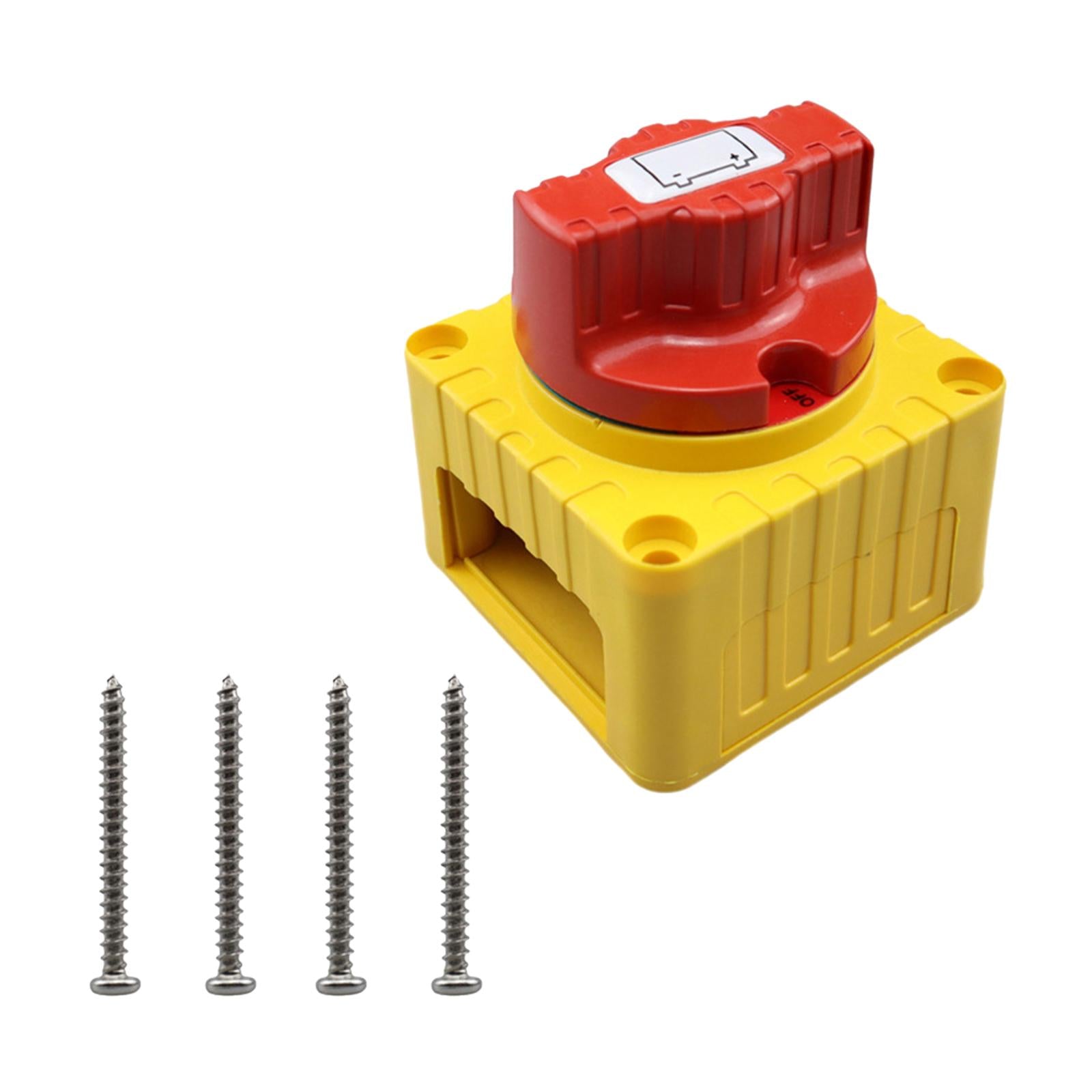Yacht RV Battery Disconnect Switch 12V-24V 300A Anti Leakage Button