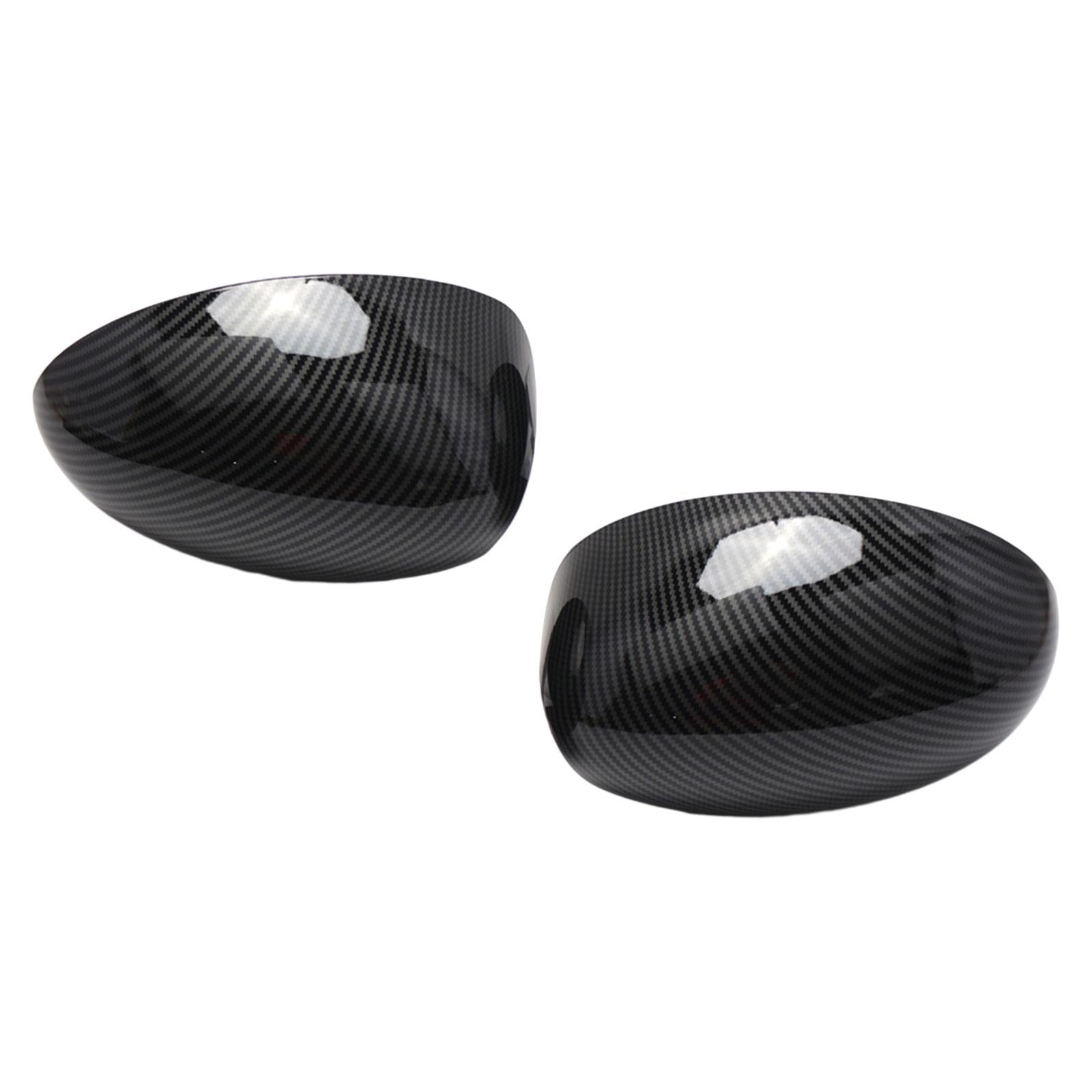 2Pcs Side View Mirror Covers RHD Only for BMW Mini Cooper 2000-2008 R52