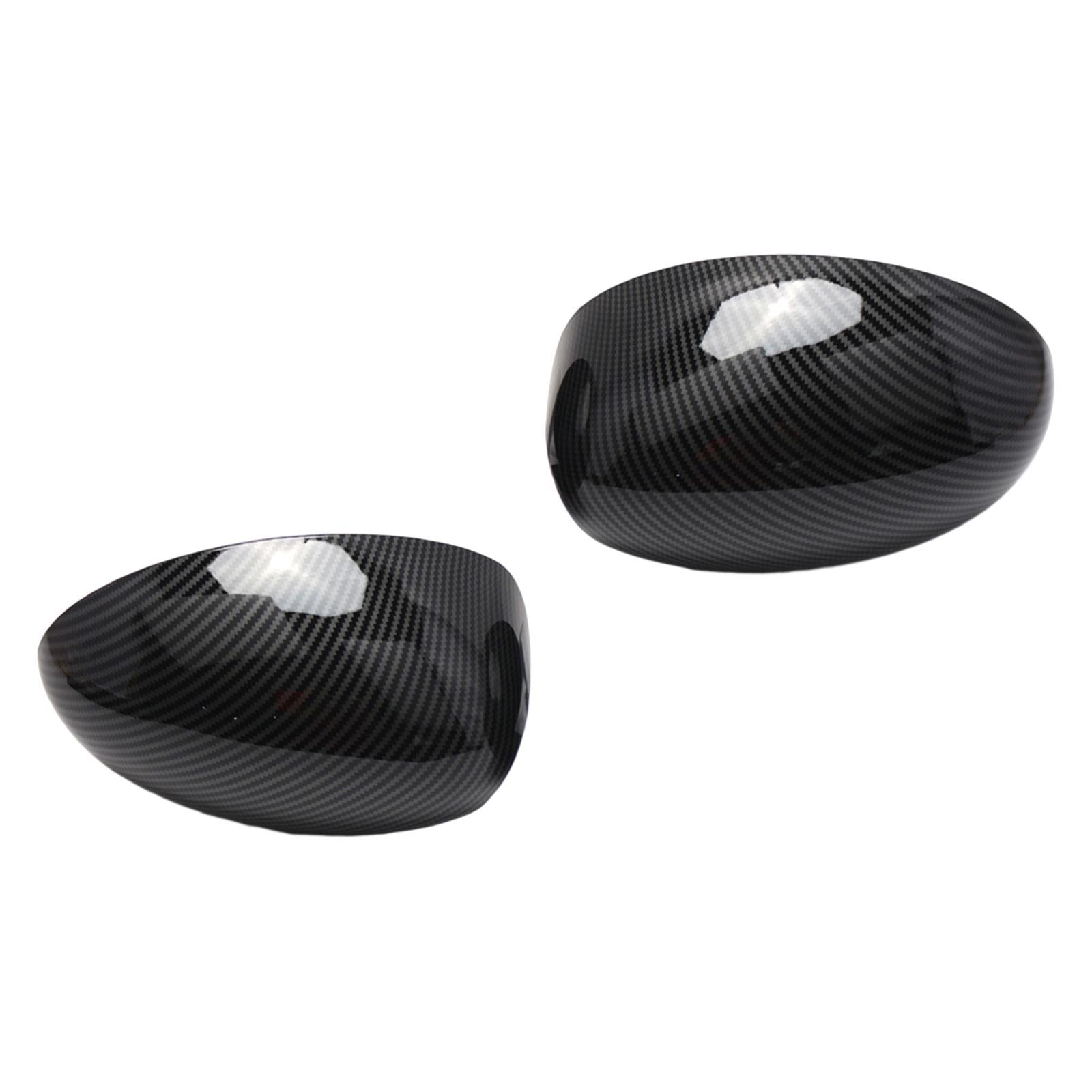 2Pcs Side View Mirror Covers RHD Only for BMW Mini Cooper 2000-2008 R52