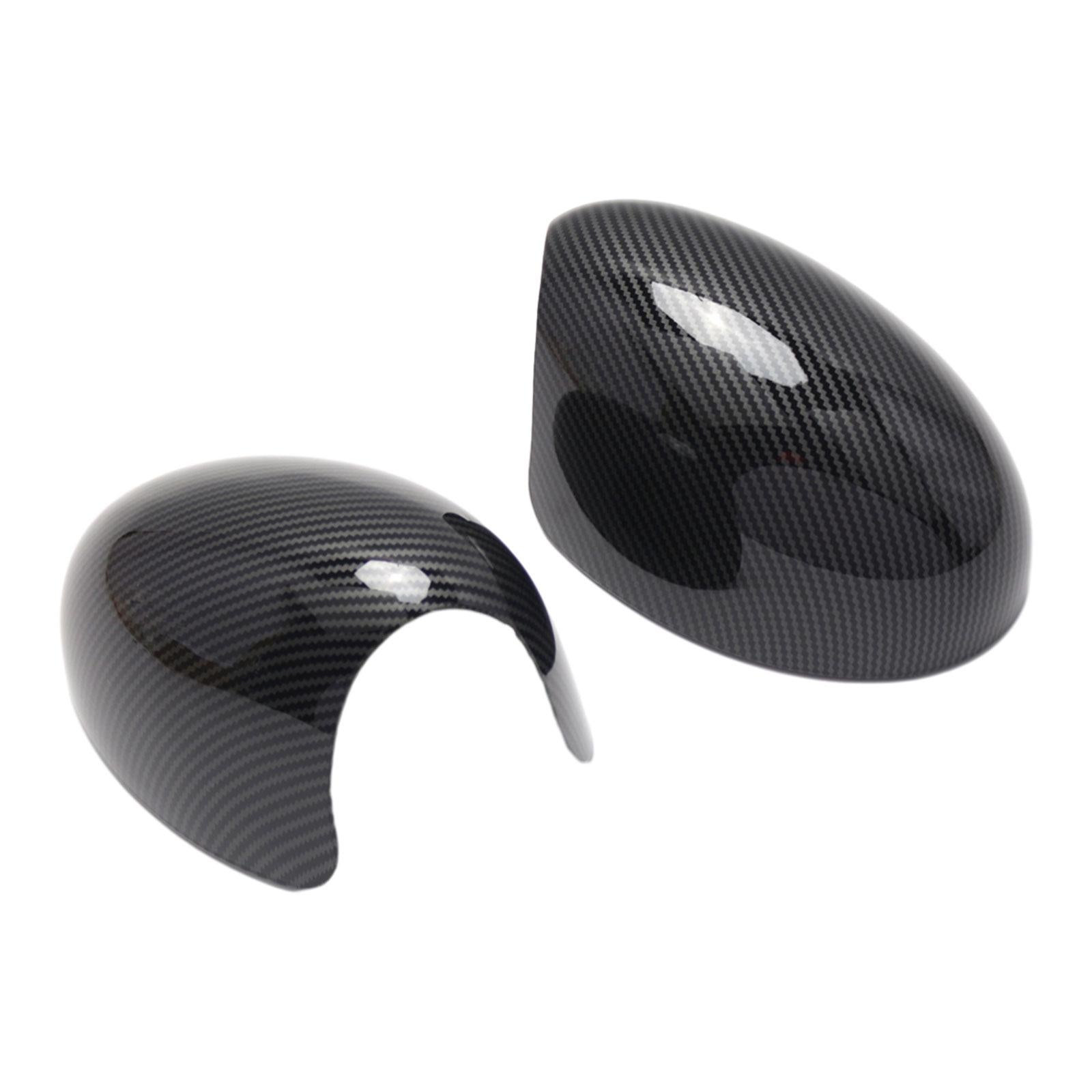 2Pcs Side View Mirror Covers RHD Only for BMW Mini Cooper 2000-2008 R52