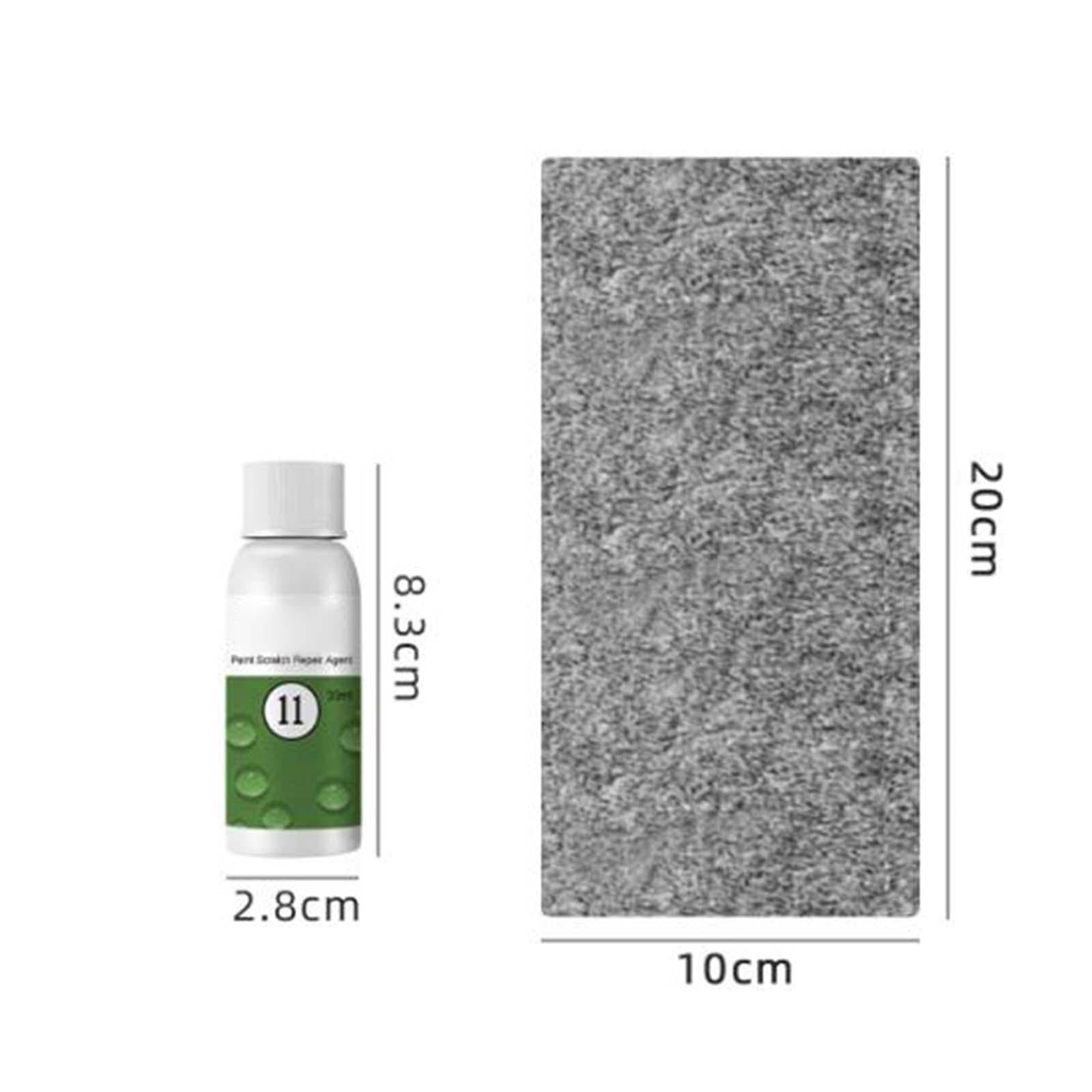 3xCar Scratch Remover Paint Scratch Repair Agent for Automobile Versatile 30ml with Wiping Rag