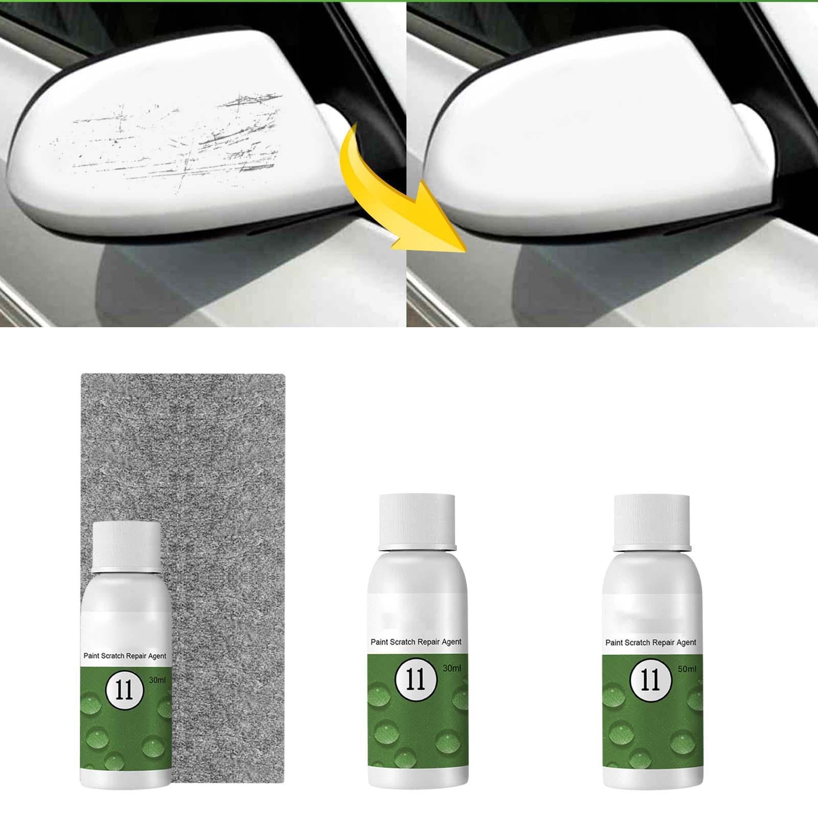 3xCar Scratch Remover Paint Scratch Repair Agent for Automobile Versatile 30ml with Wiping Rag