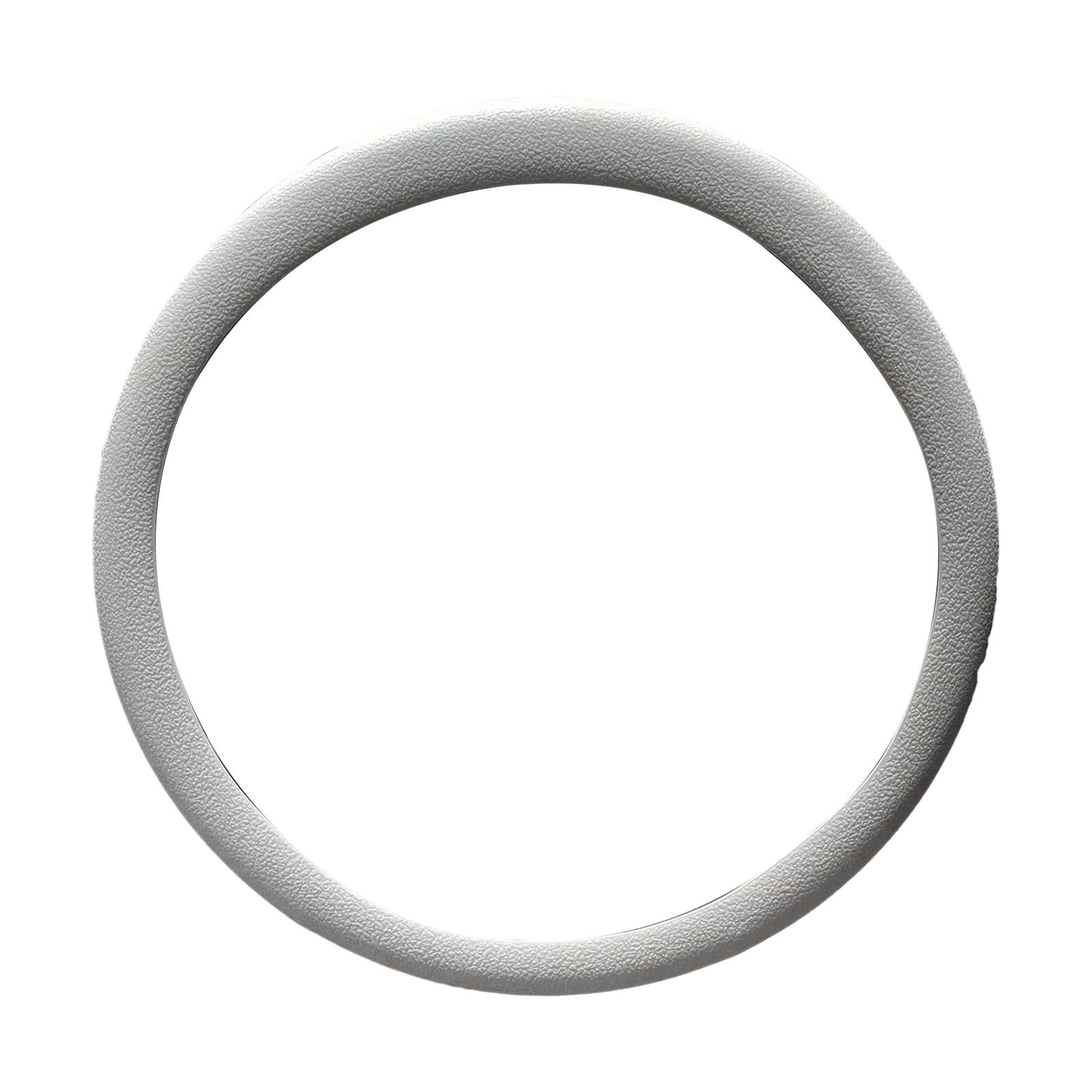 Car Steering Wheel Cover Decor Anti Slip Universal Protective Cover White
