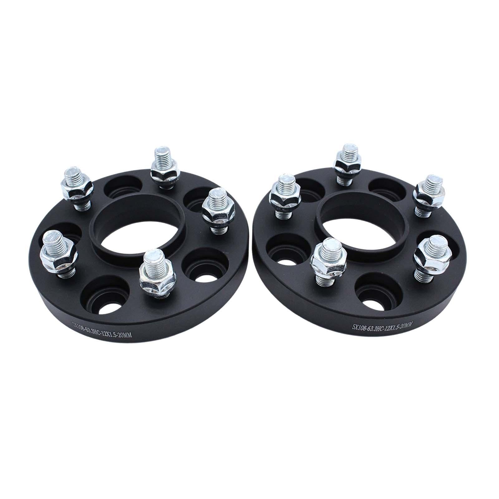 2Pcs Hubcentric Wheel Spacers 63.3 20mm for Ford 2000-2023