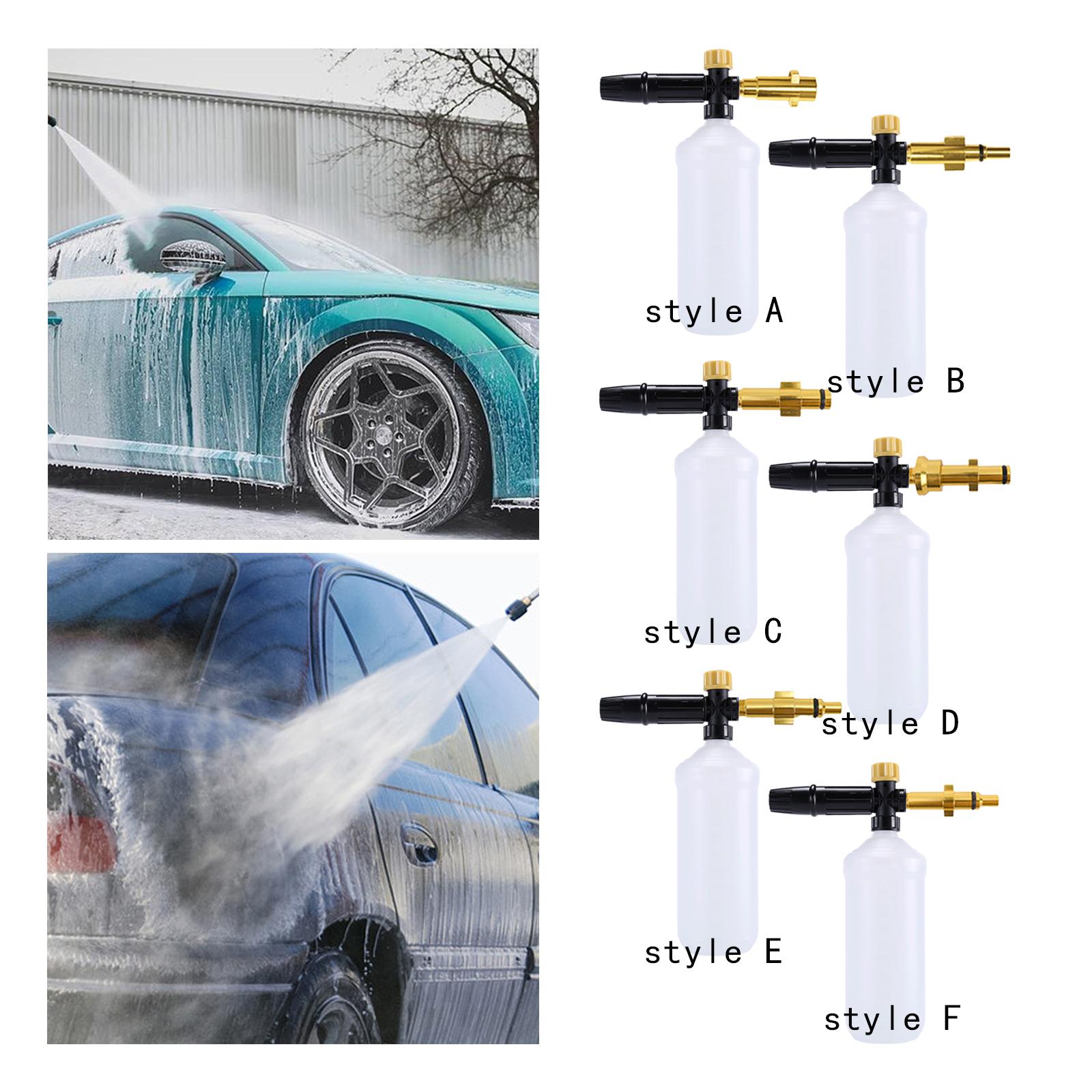Foaming Pump Sprayer Handheld 1L Spraying Kettle for Car Wash Gardening Style A
