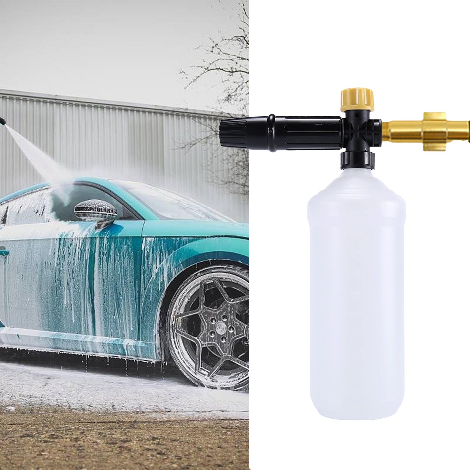 Foaming Pump Sprayer Handheld 1L Spraying Kettle for Car Wash Gardening Style E