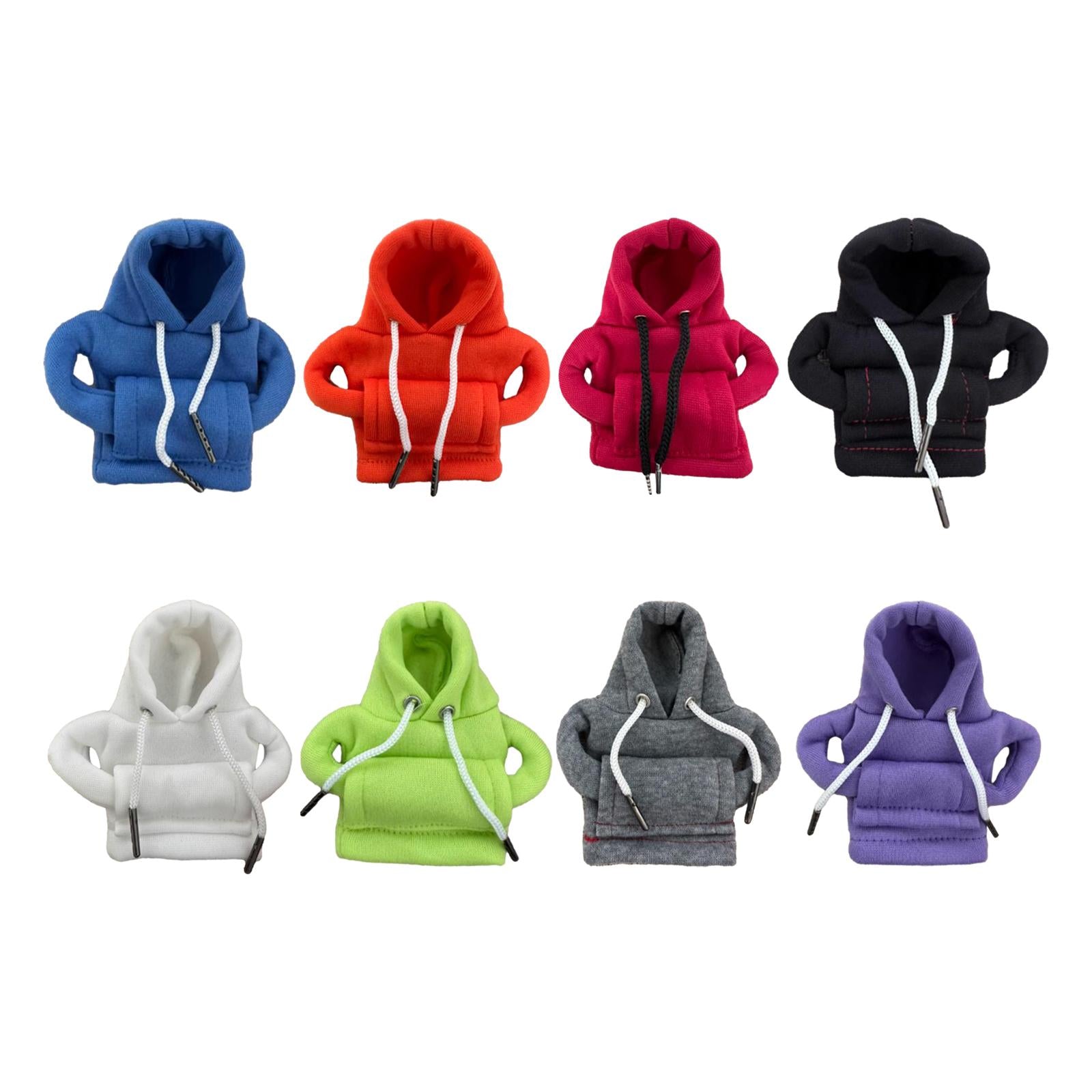 Auto Gear Shifter Knob Cover Hoodie Sweatshirt Cloth Winter Warm Knob Hoodie Blue