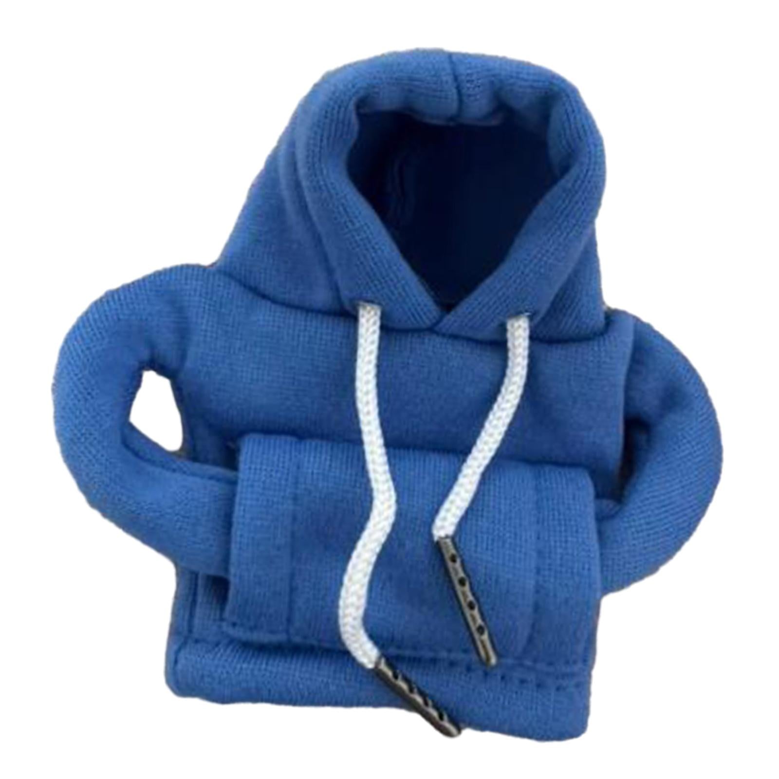 Auto Gear Shifter Knob Cover Hoodie Sweatshirt Cloth Winter Warm Knob Hoodie Blue