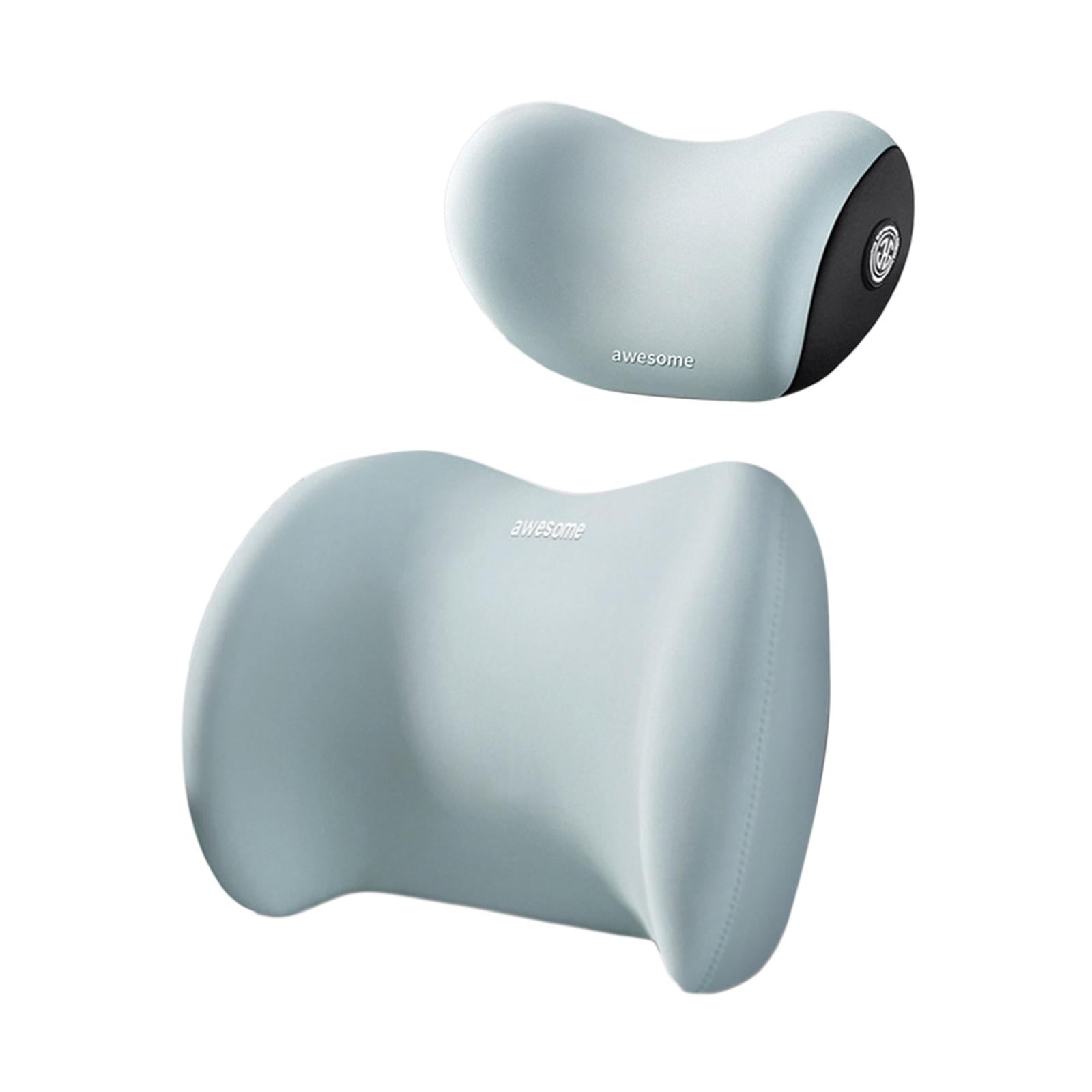Car Neck Support Pillow and Waist Back Cushion Set for Car Seat Sturdy