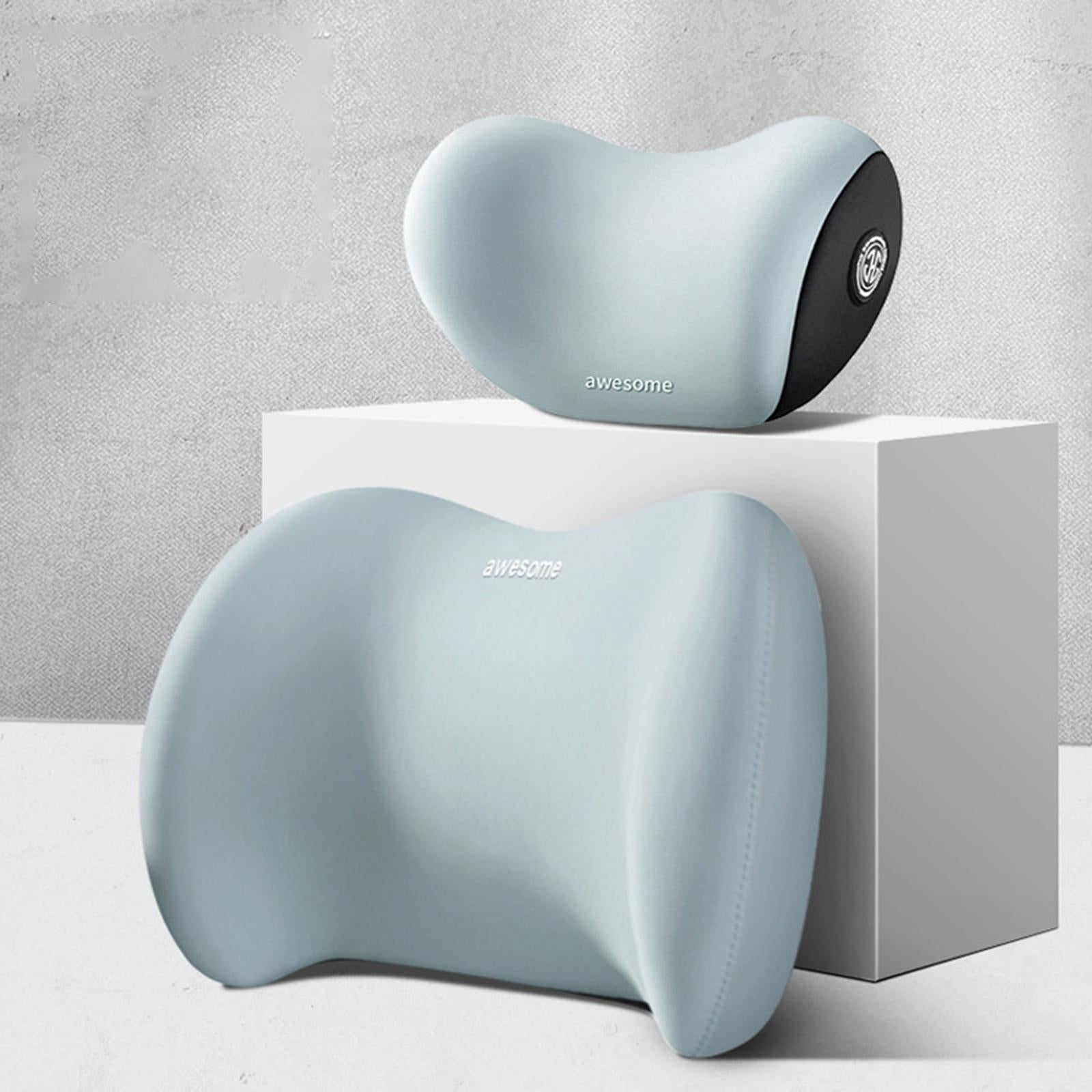 Car Neck Support Pillow and Waist Back Cushion Set for Car Seat Sturdy