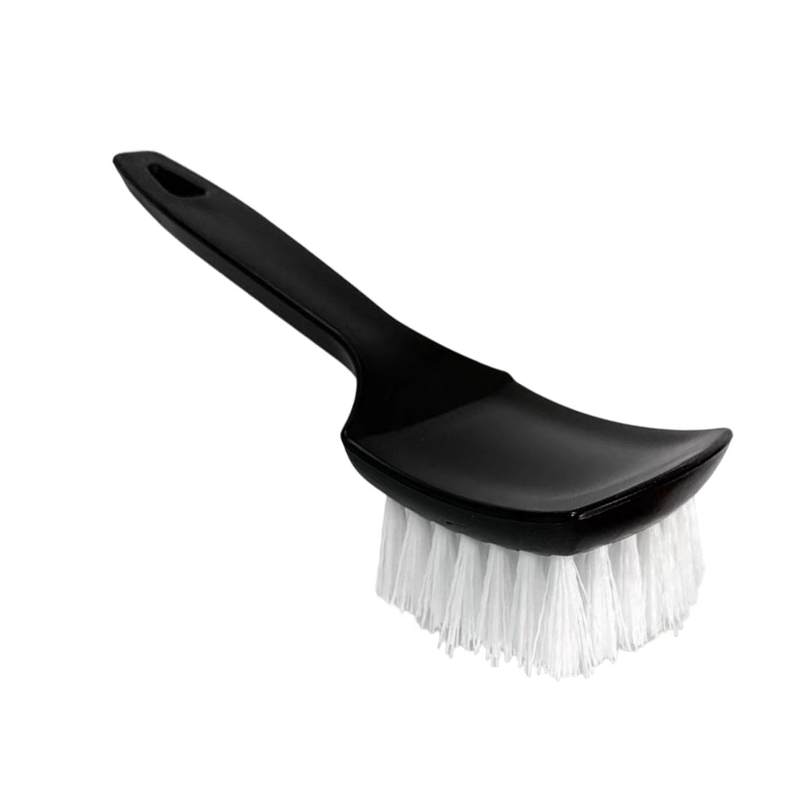 Car Tire Brush Wheel Cleaning Brush for Cleaning Carpets Auto Detailing White