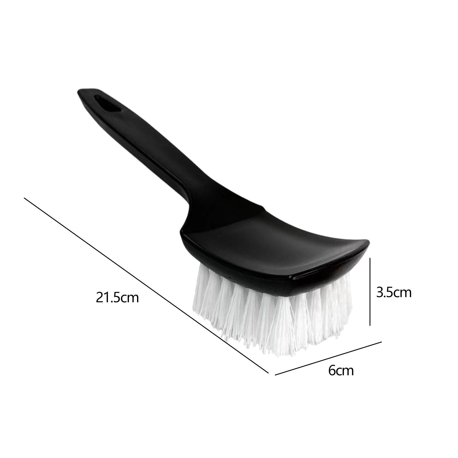 Car Tire Brush Wheel Cleaning Brush for Cleaning Carpets Auto Detailing White