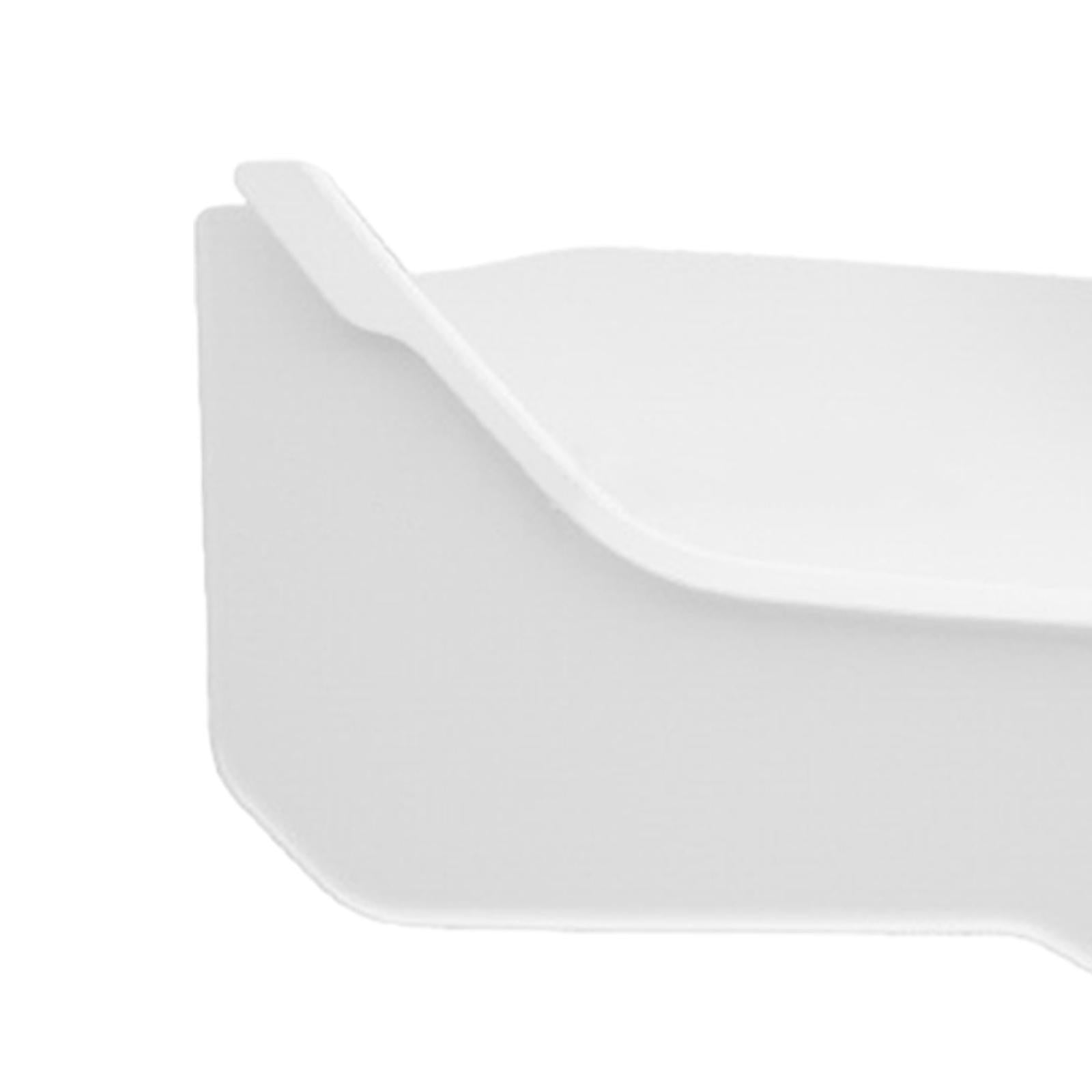 2 Pieces Door Side Storage Tray Box for Tesla Model Y 2020-2023 Durable White Front
