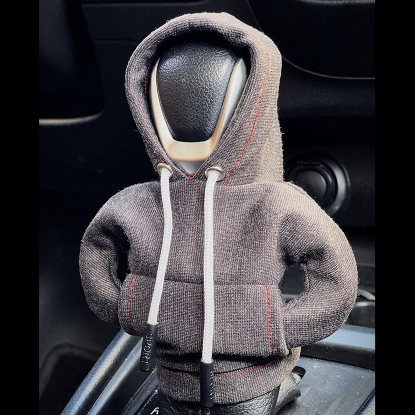 Automotive Gear Shifter Knob Cover Hoodie Sweatshirt Funny Shifter Protector