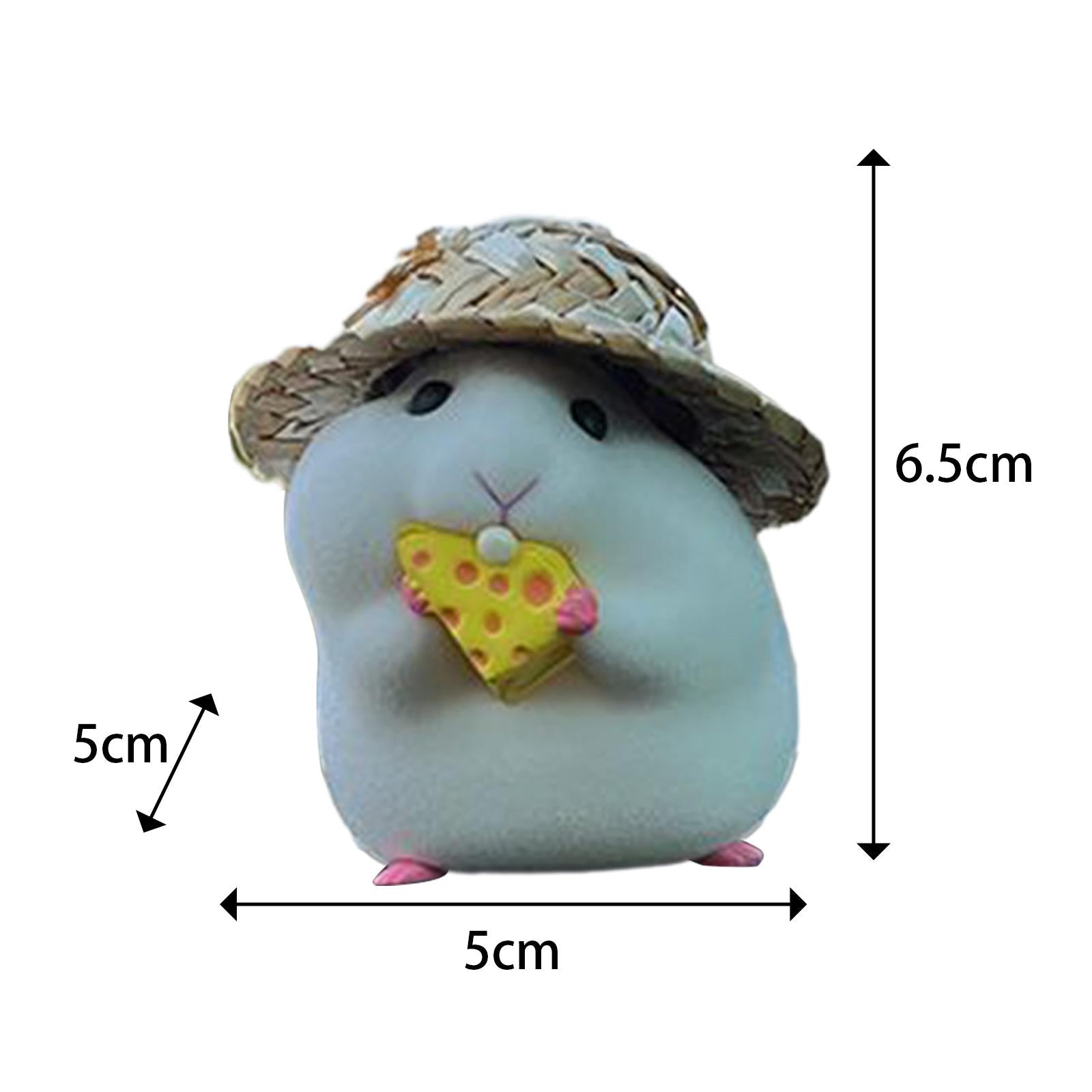 Funny Car Dashboard Decoration Hamster Car Interior Decoration Car Ornament Style C