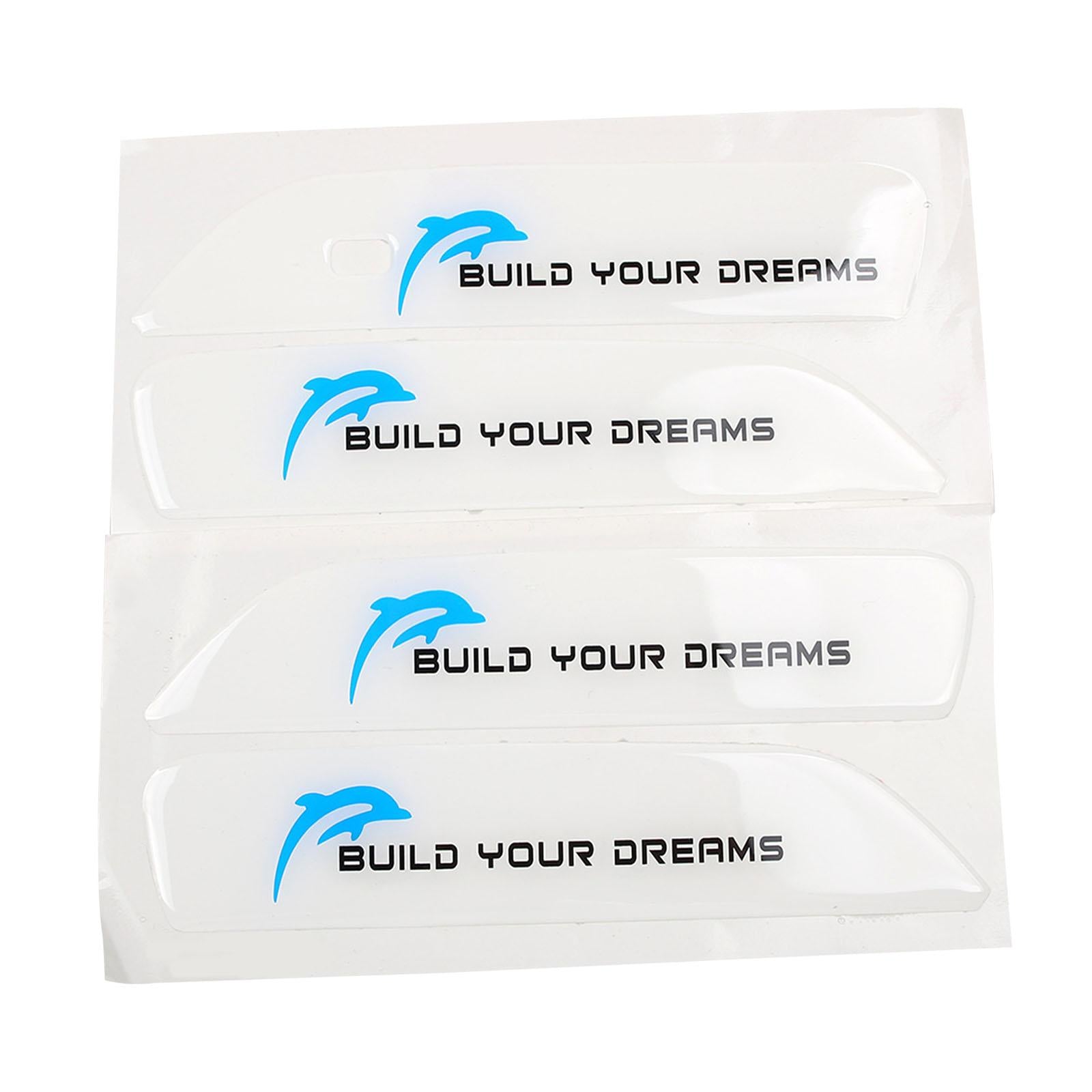 4x Car Door Handle Sticker Car Door Handle Decal Wrap for Byd Practical White
