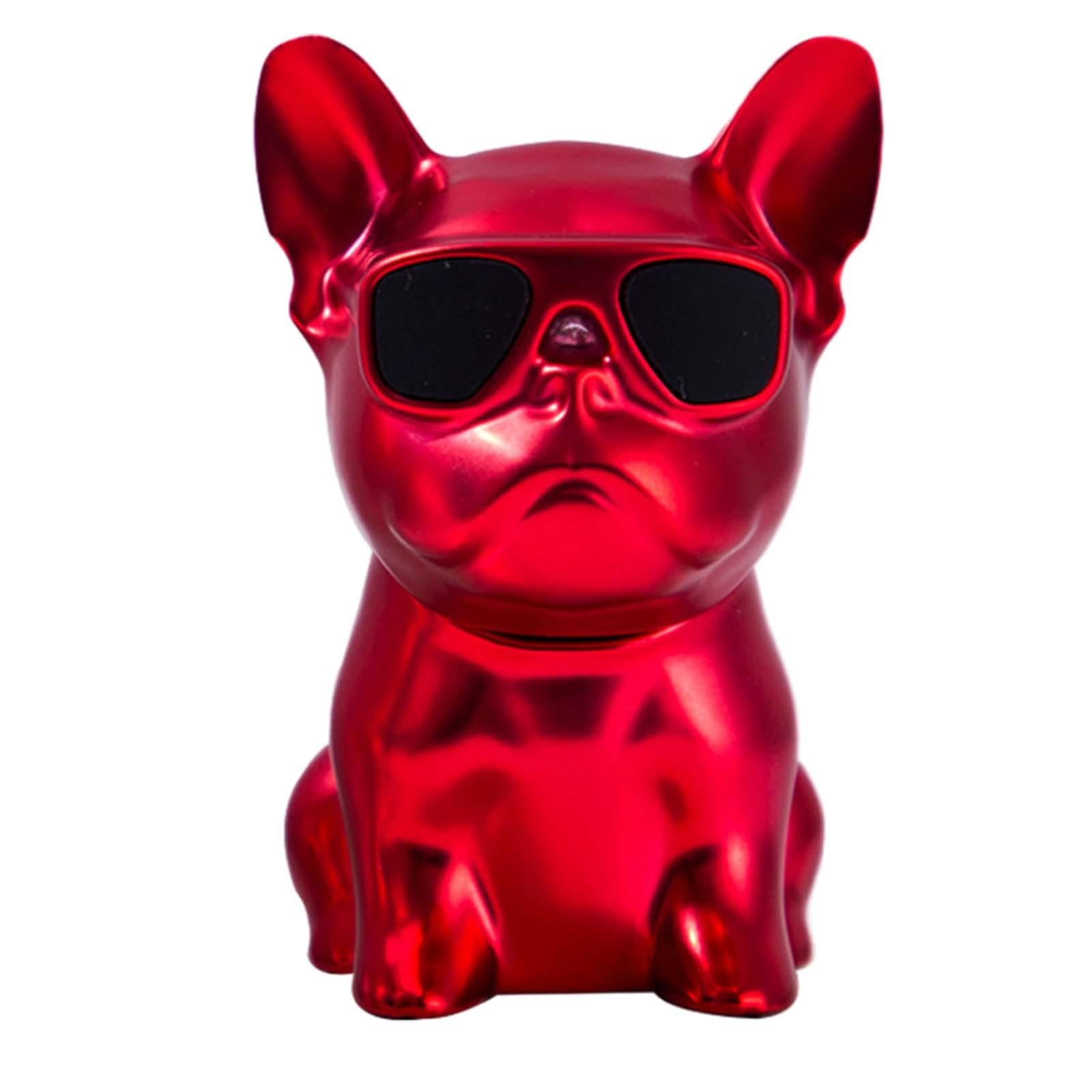 Cute Animal Car Dashboard Decoration Funny Home Decoration Shaking Ornament Matt red