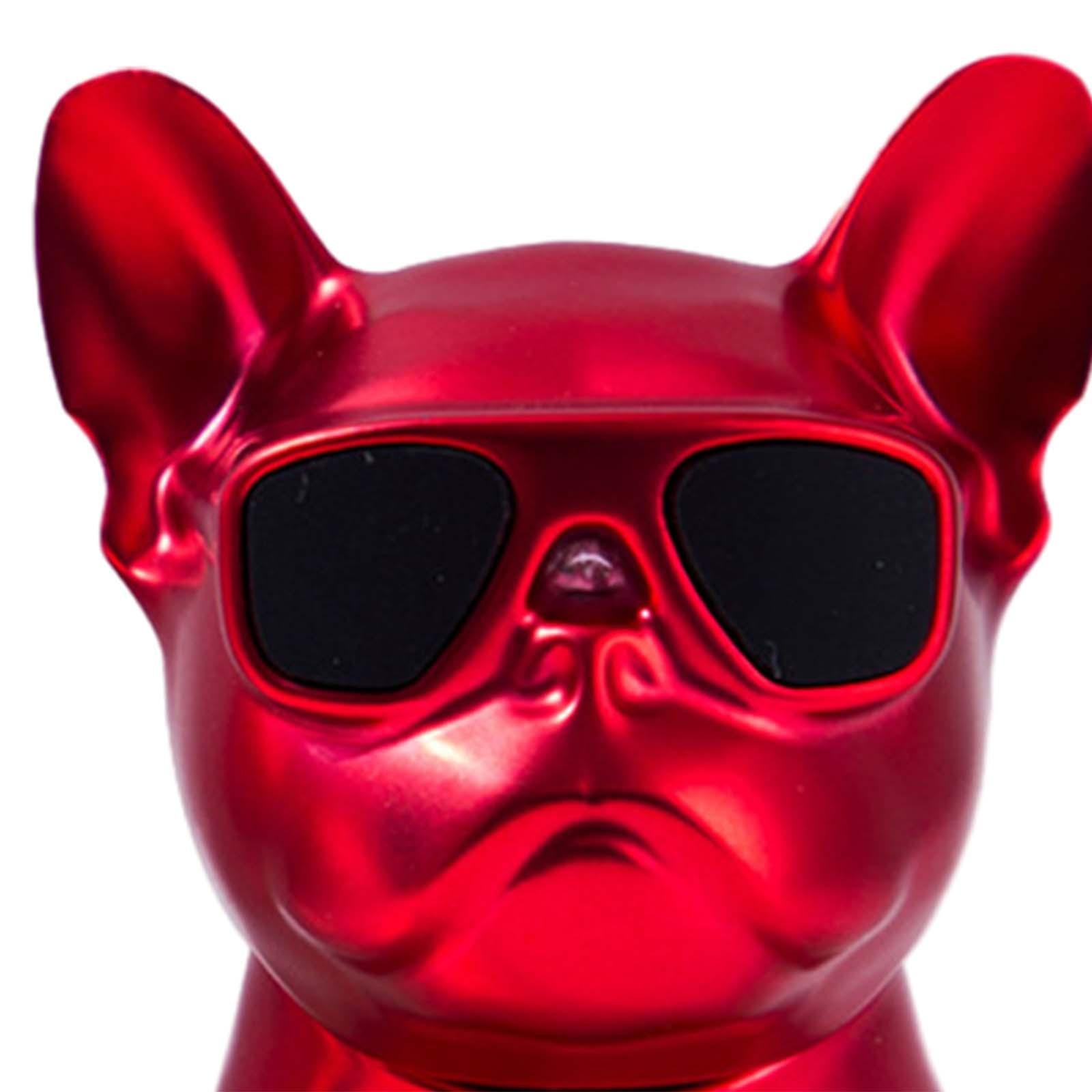 Cute Animal Car Dashboard Decoration Funny Home Decoration Shaking Ornament Matt red