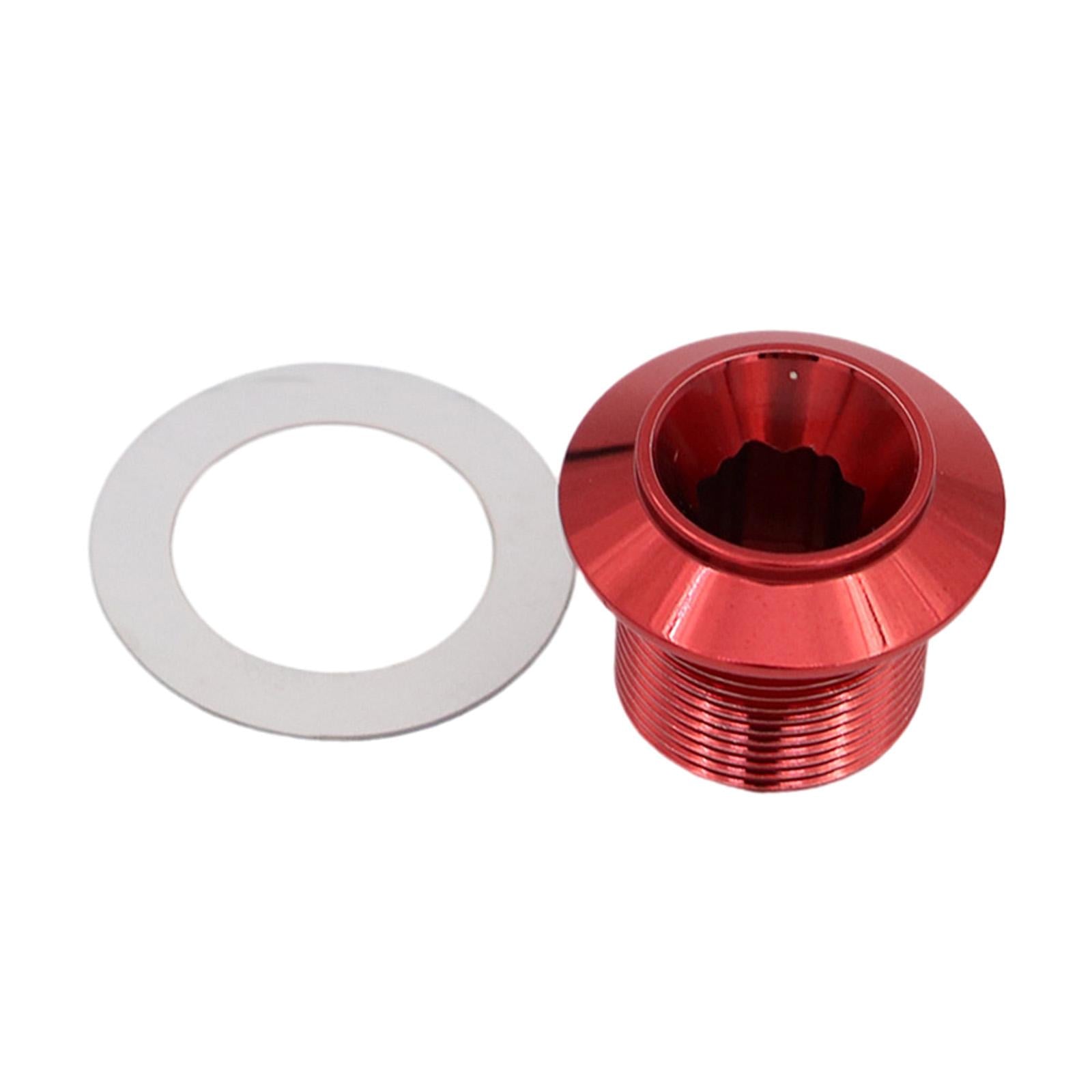 Crankset Screw Precise Size Lightweight Metal Durable Crank Arm Fixing Screw Red Internal