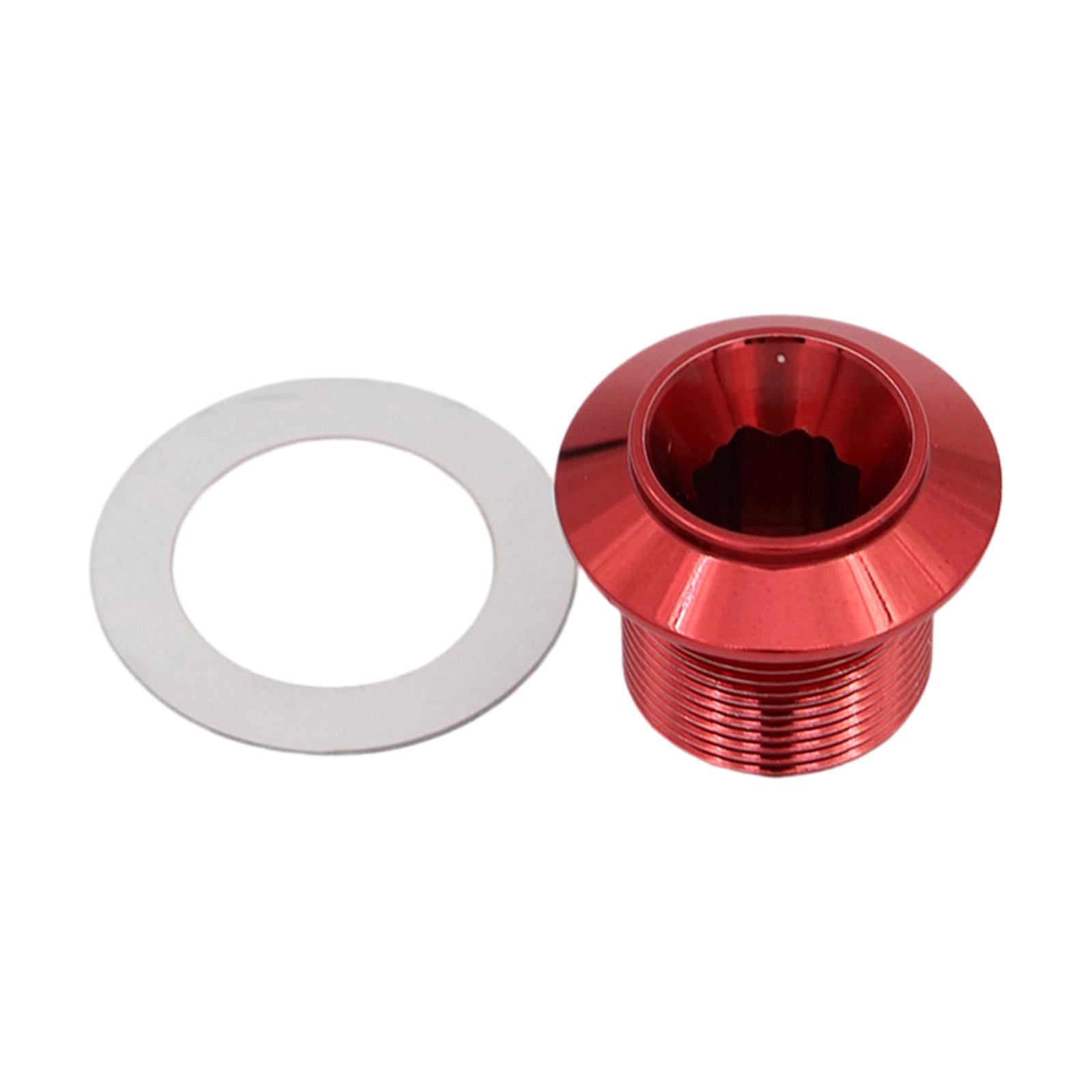 Crankset Screw Precise Size Lightweight Metal Durable Crank Arm Fixing Screw Red Internal