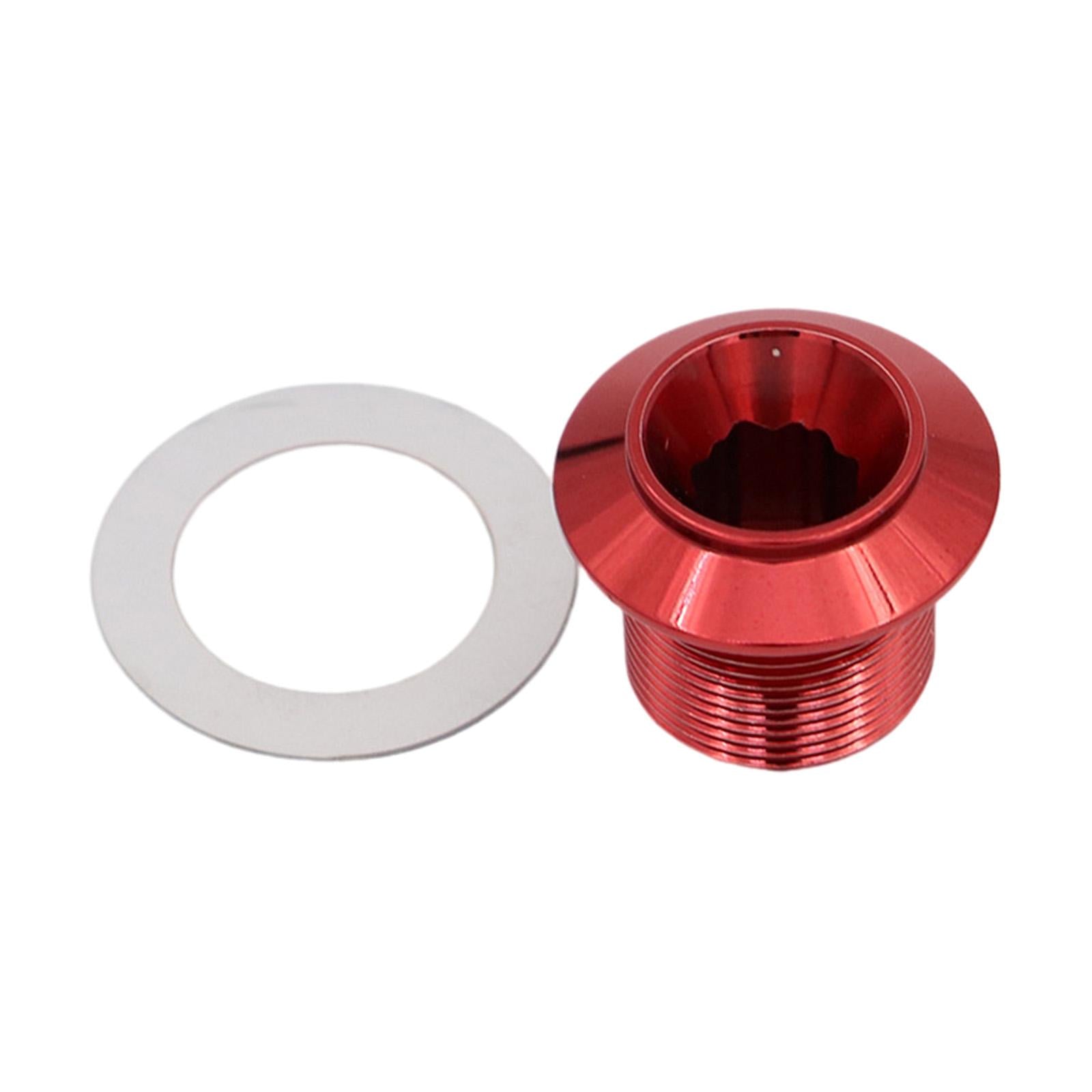 Crankset Screw Precise Size Lightweight Metal Durable Crank Arm Fixing Screw Red Internal