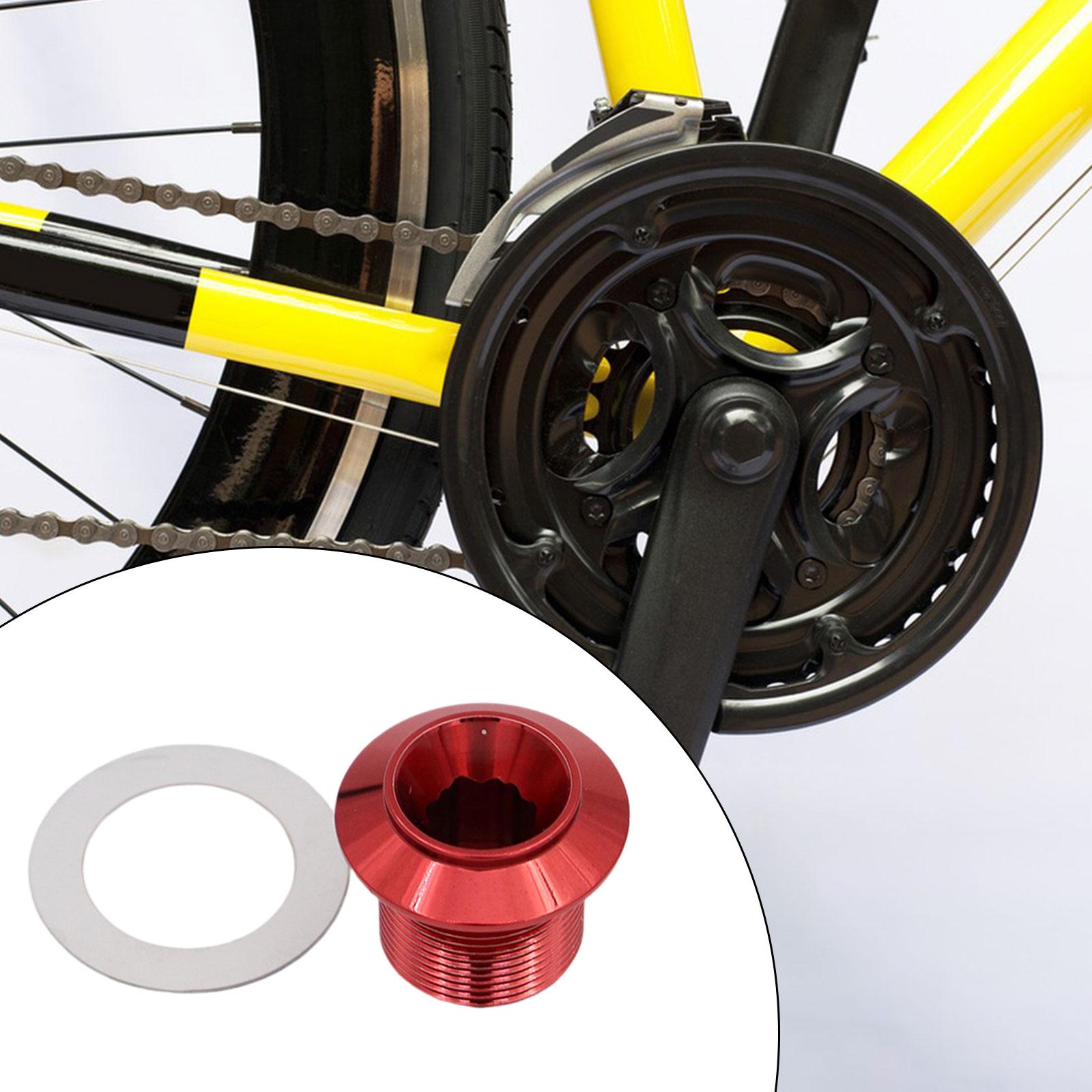 Crankset Screw Precise Size Lightweight Metal Durable Crank Arm Fixing Screw Red Internal