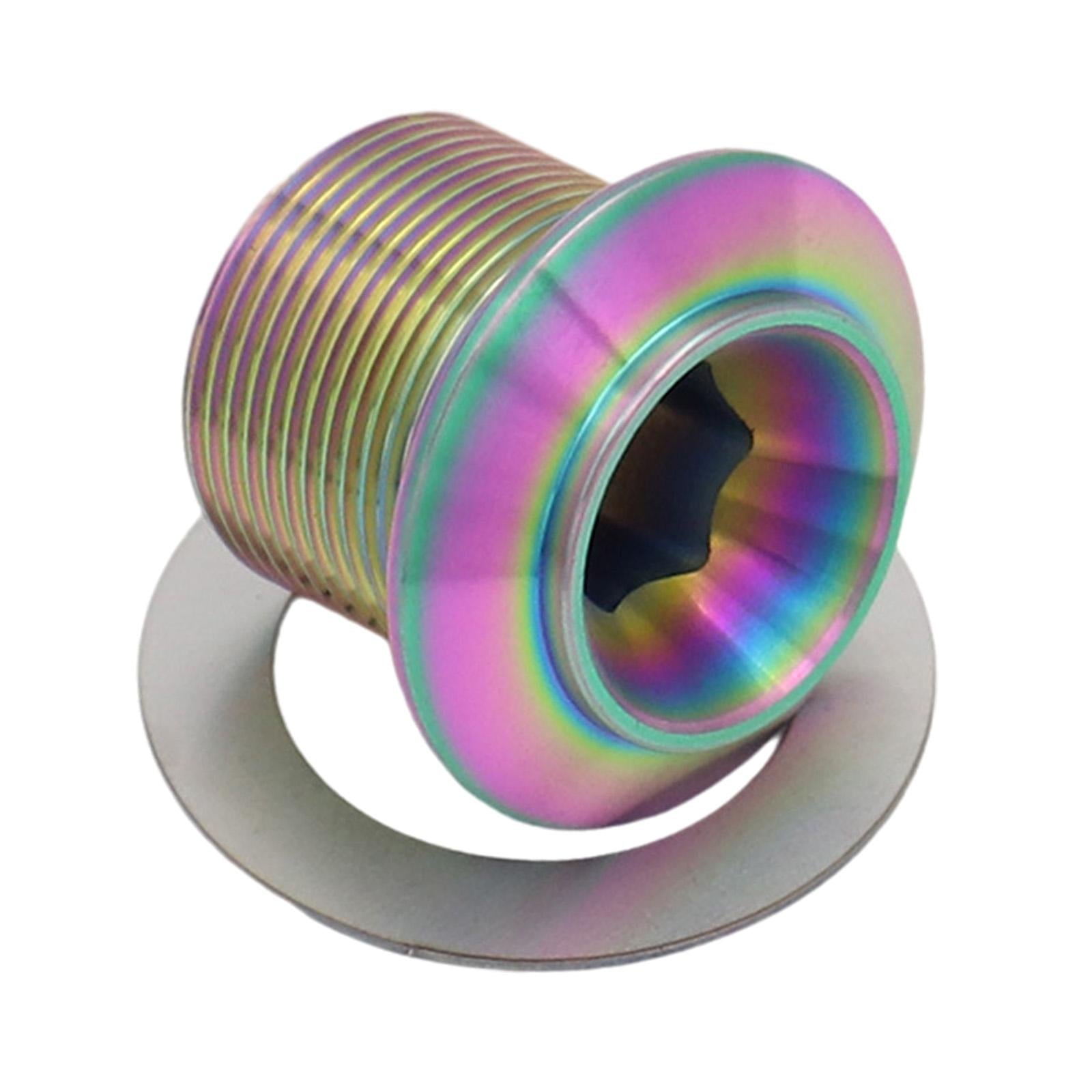 Crankset Screw Precise Size Lightweight Metal Durable Crank Arm Fixing Screw Colorful Internal