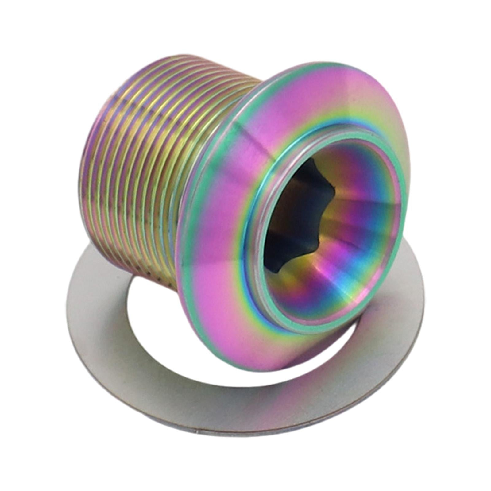 Crankset Screw Precise Size Lightweight Metal Durable Crank Arm Fixing Screw Colorful Internal