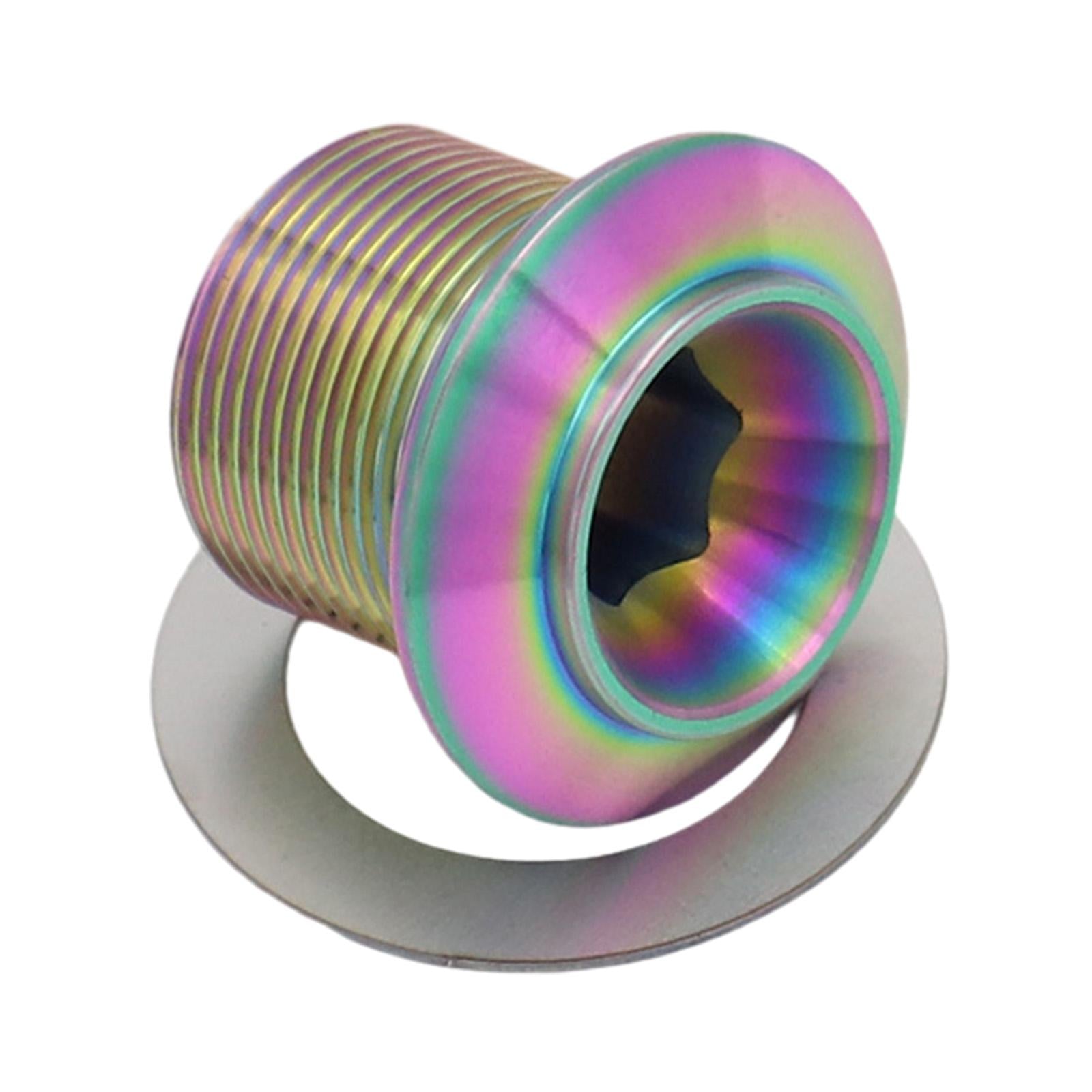 Crankset Screw Precise Size Lightweight Metal Durable Crank Arm Fixing Screw Colorful Internal
