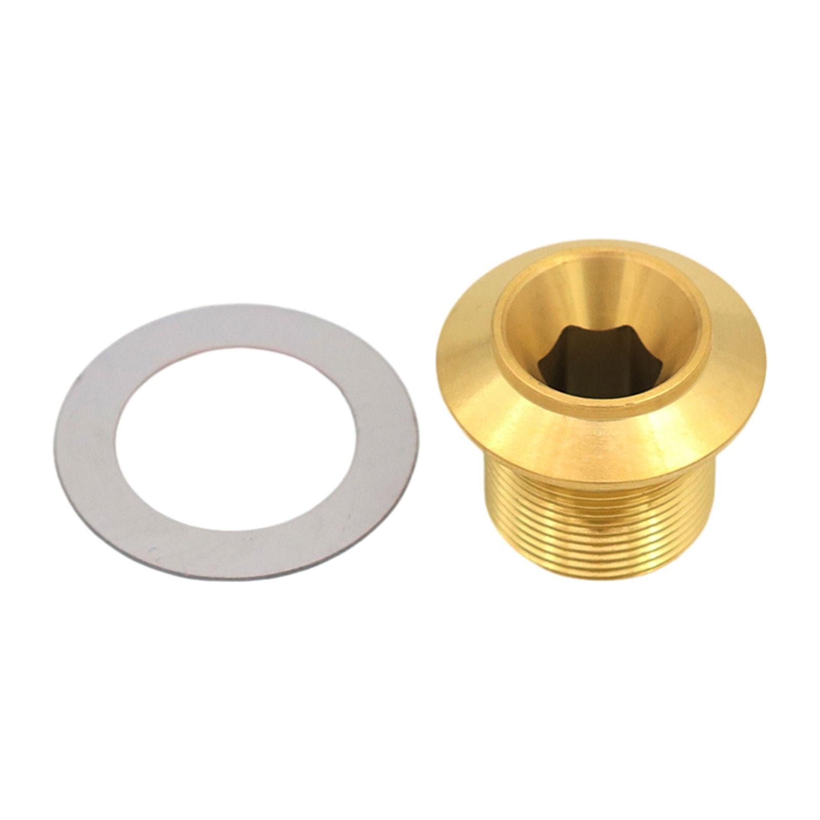 Crankset Screw Precise Size Lightweight Metal Durable Crank Arm Fixing Screw Golden Internal
