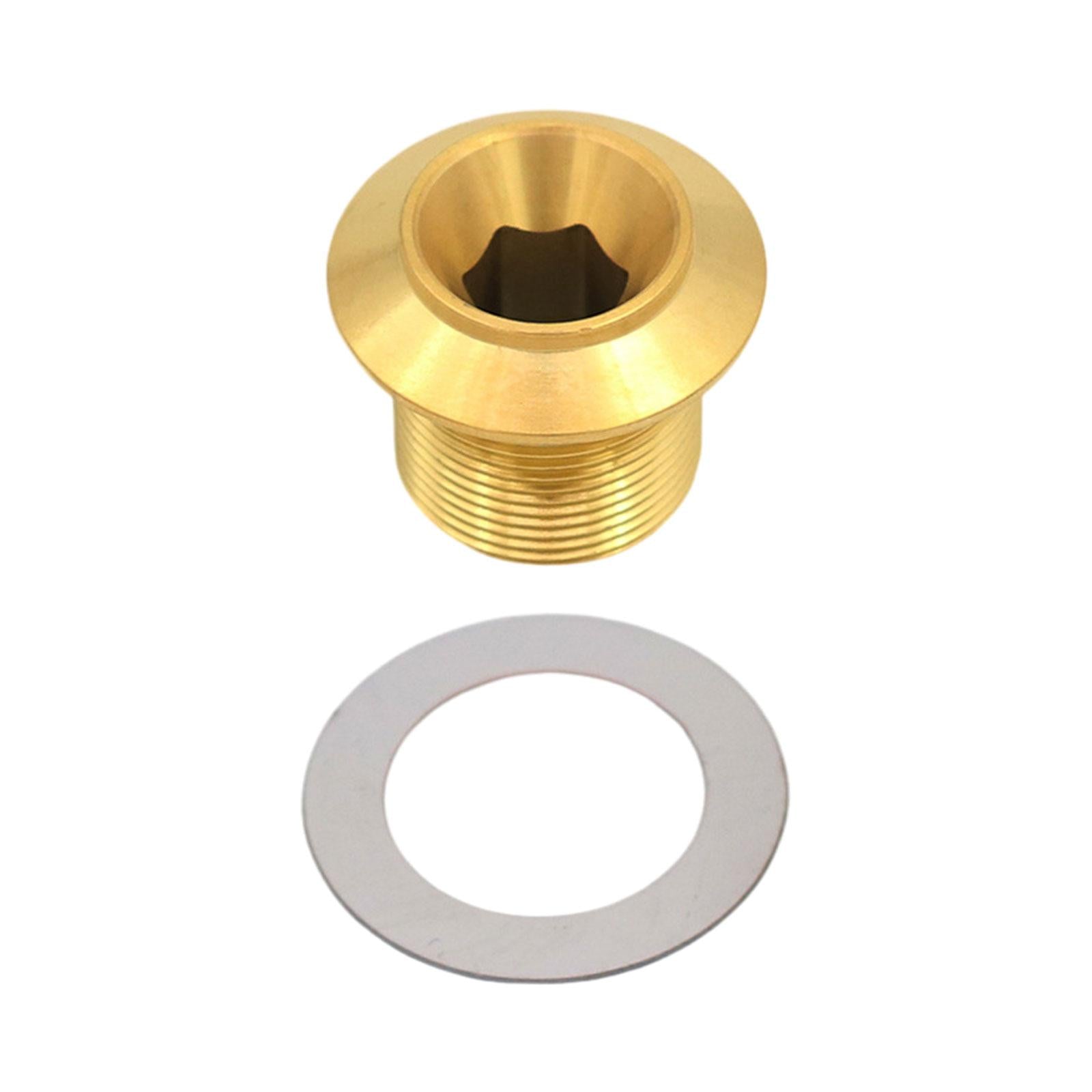 Crankset Screw Precise Size Lightweight Metal Durable Crank Arm Fixing Screw Golden Internal