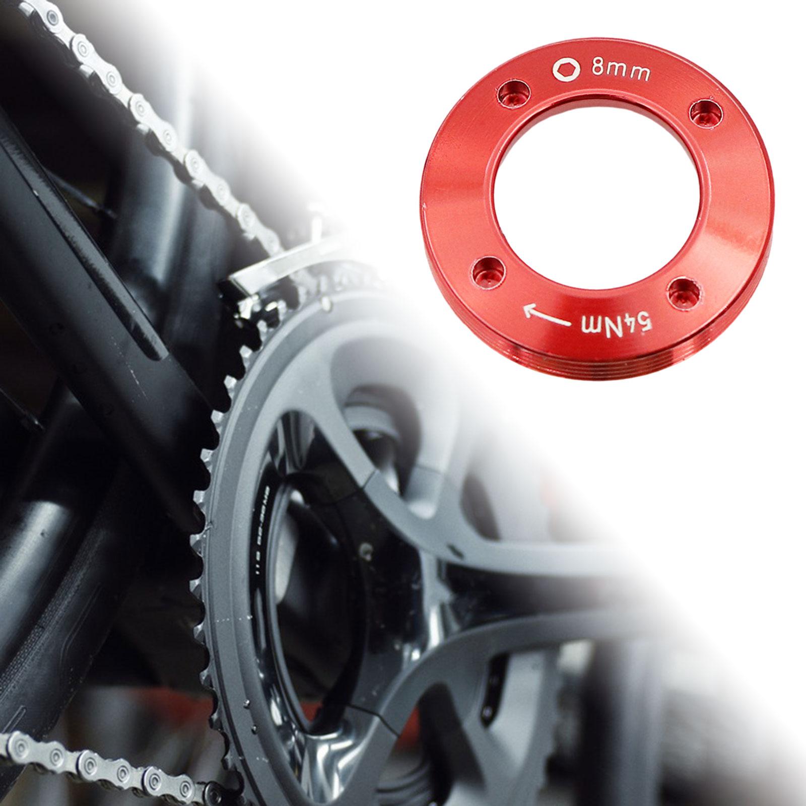 Crankset Screw Precise Size Lightweight Metal Durable Crank Arm Fixing Screw Red External