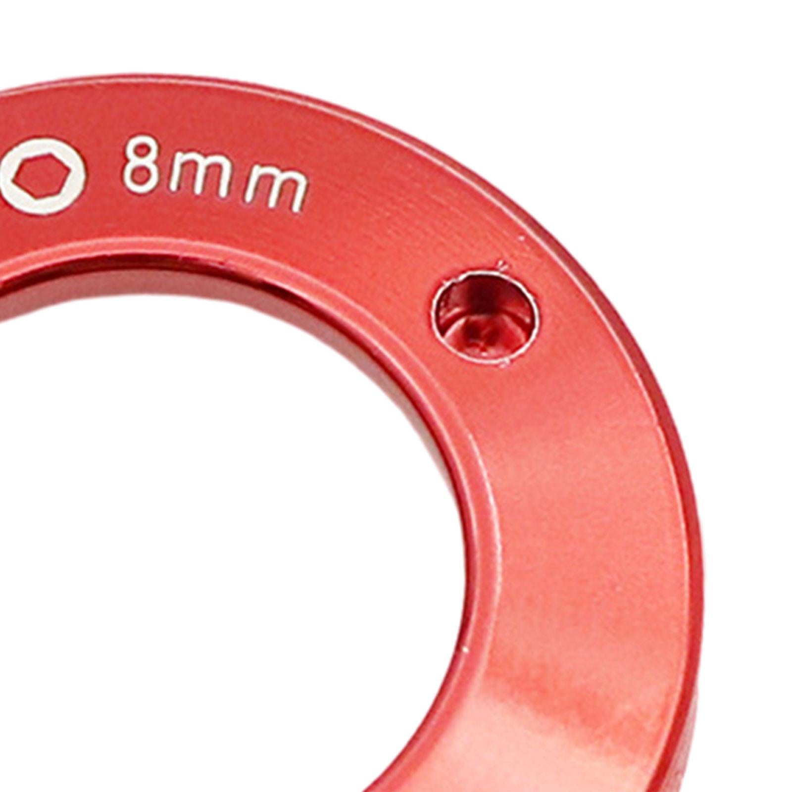 Crankset Screw Precise Size Lightweight Metal Durable Crank Arm Fixing Screw Red External