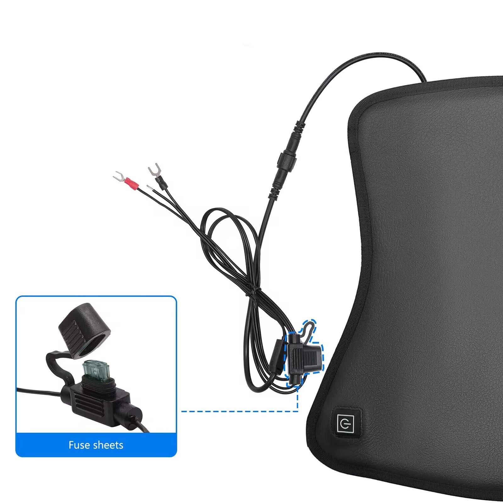 Motorcycle Electric Heated Cushion Keep Warm Intelligent Heating Seat Warmer