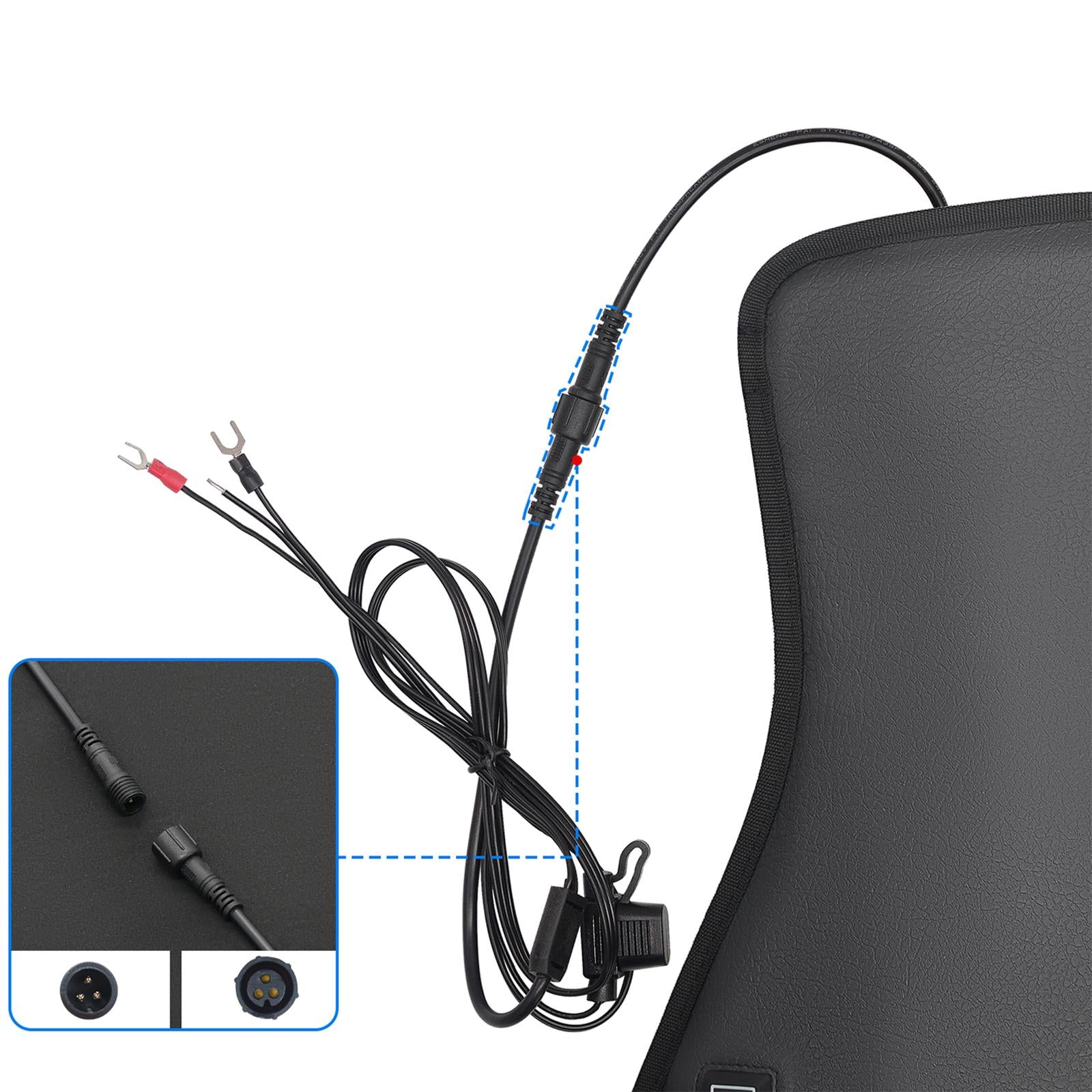Motorcycle Electric Heated Cushion Keep Warm Intelligent Heating Seat Warmer