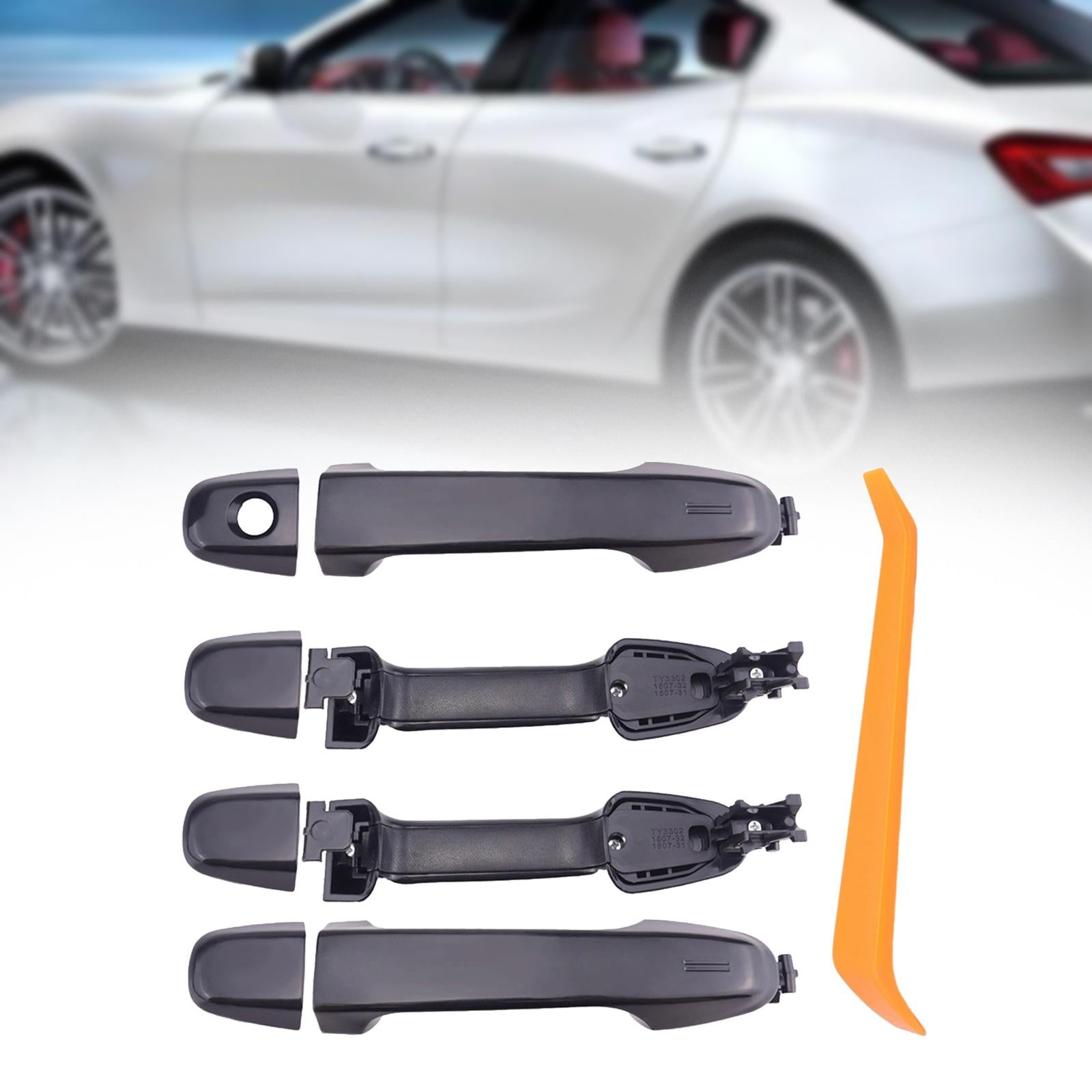 4Pcs Replacement Exterior Door Handles for Toyota Camry 2012-2017