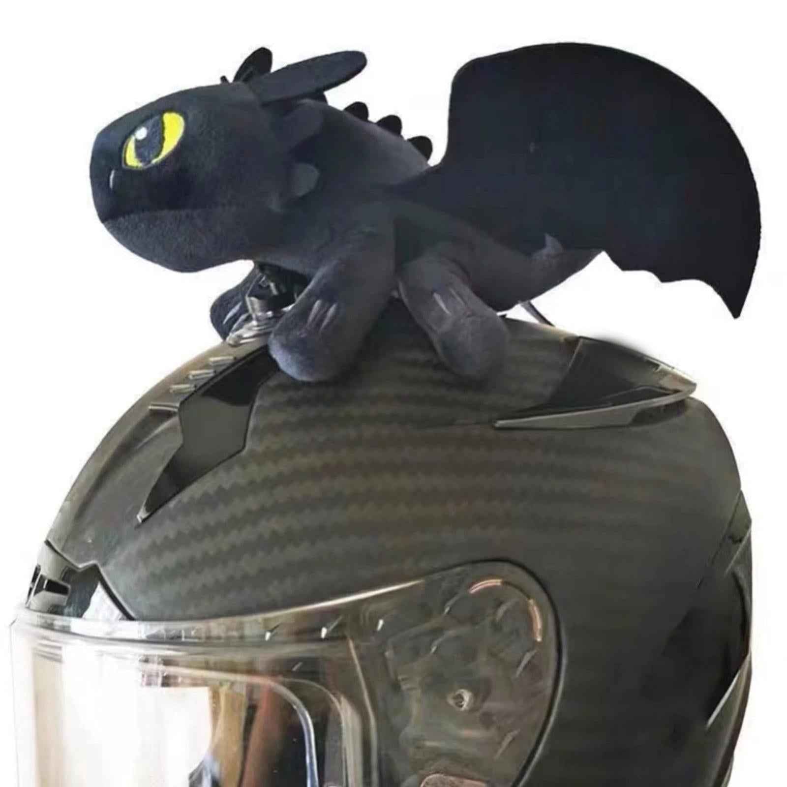 Electric Car Decoration Funny Helmet Accessory Professional Plush Decoration 20cm Car Release