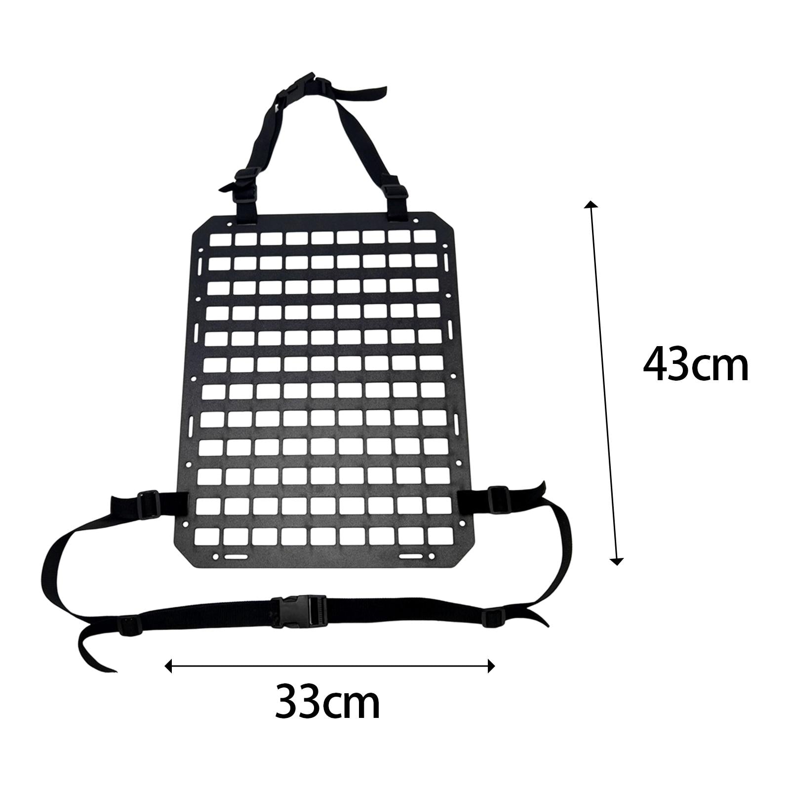 Molle Panel Universal Hanging Large Capacity Storage Car Seat Back Organizer