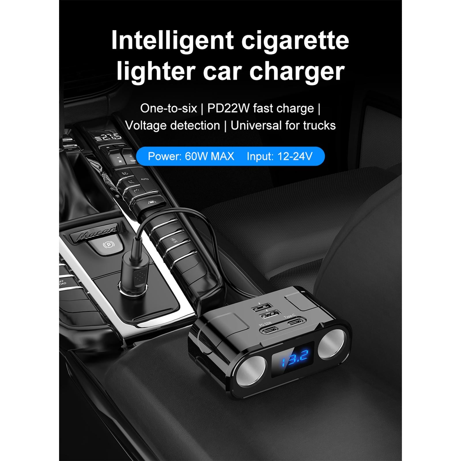 Car Cigarette Lighter Charger Professional for Auto Motorcycle Fittings