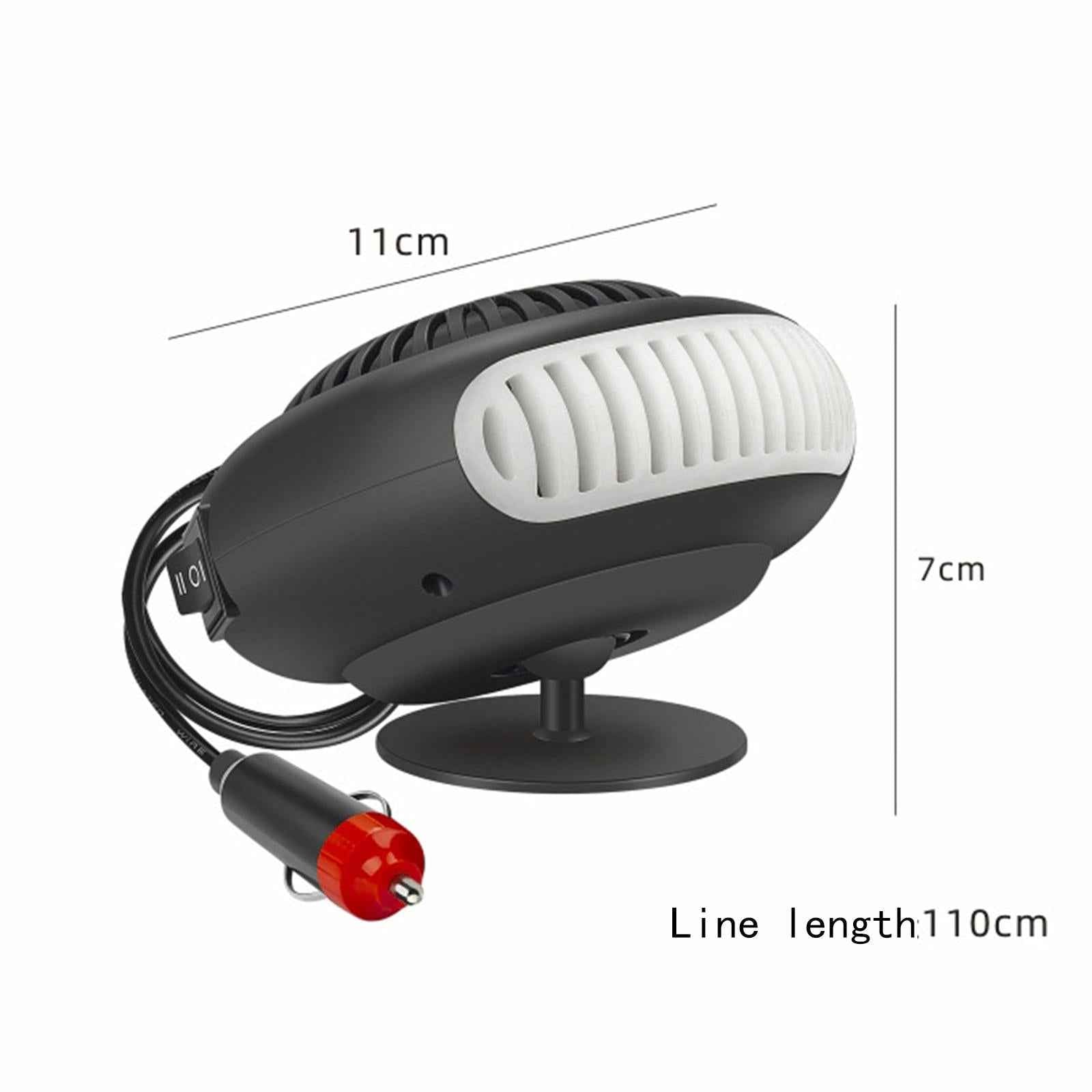 Portable Car Heater Fast Heating Accessories Car Windshield Defrost Defogger 12V