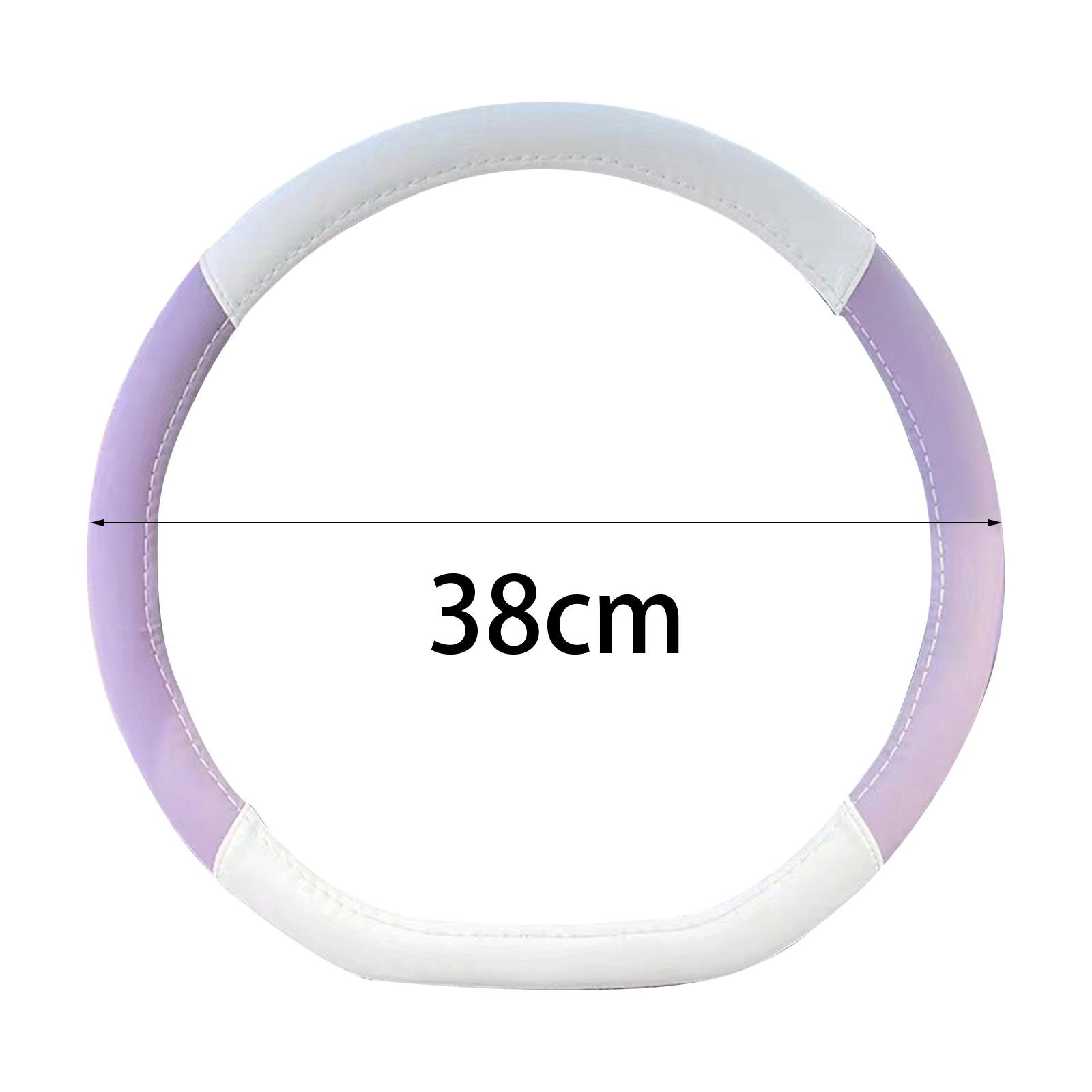 Round Car Steering Wheel Cover Leather Steering Wheel Cover for Dolphin