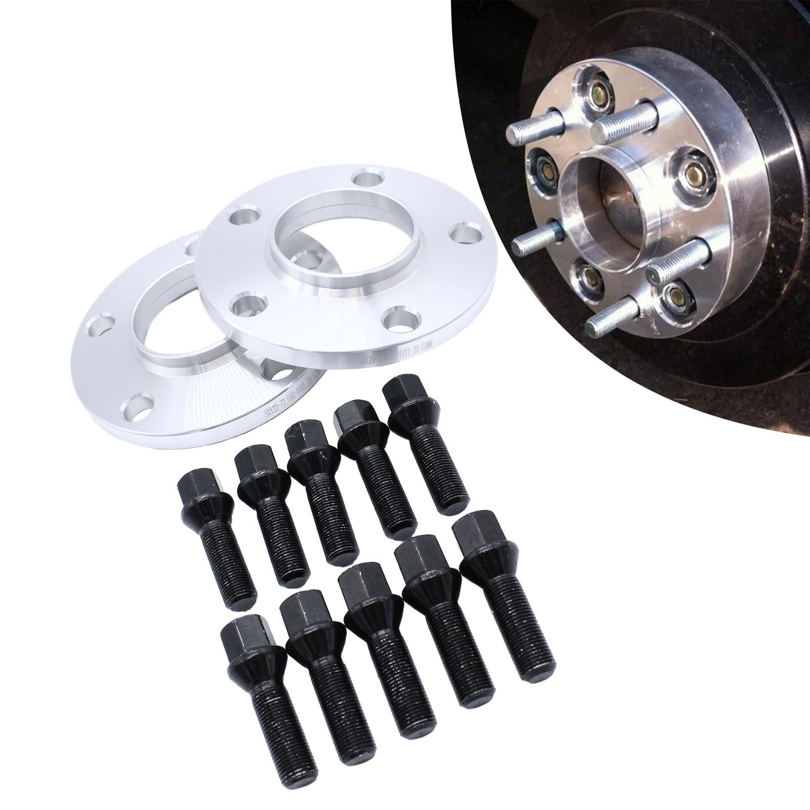 2x Wheel Spacers Wheel Accessories with 10x Studs for Ford Ranger