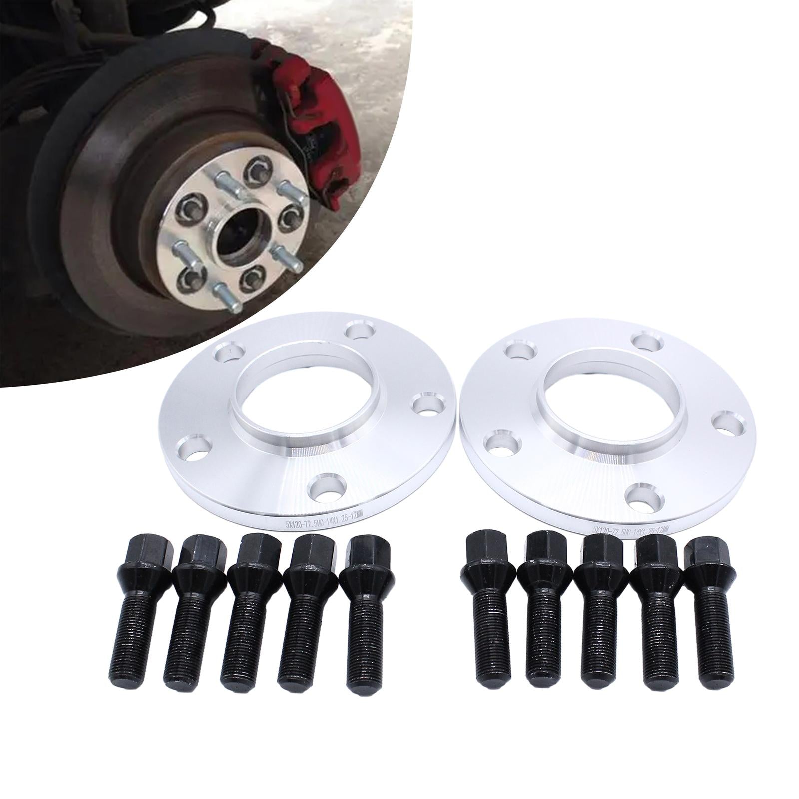 2x Wheel Spacers Wheel Accessories with 10x Studs for Ford Ranger
