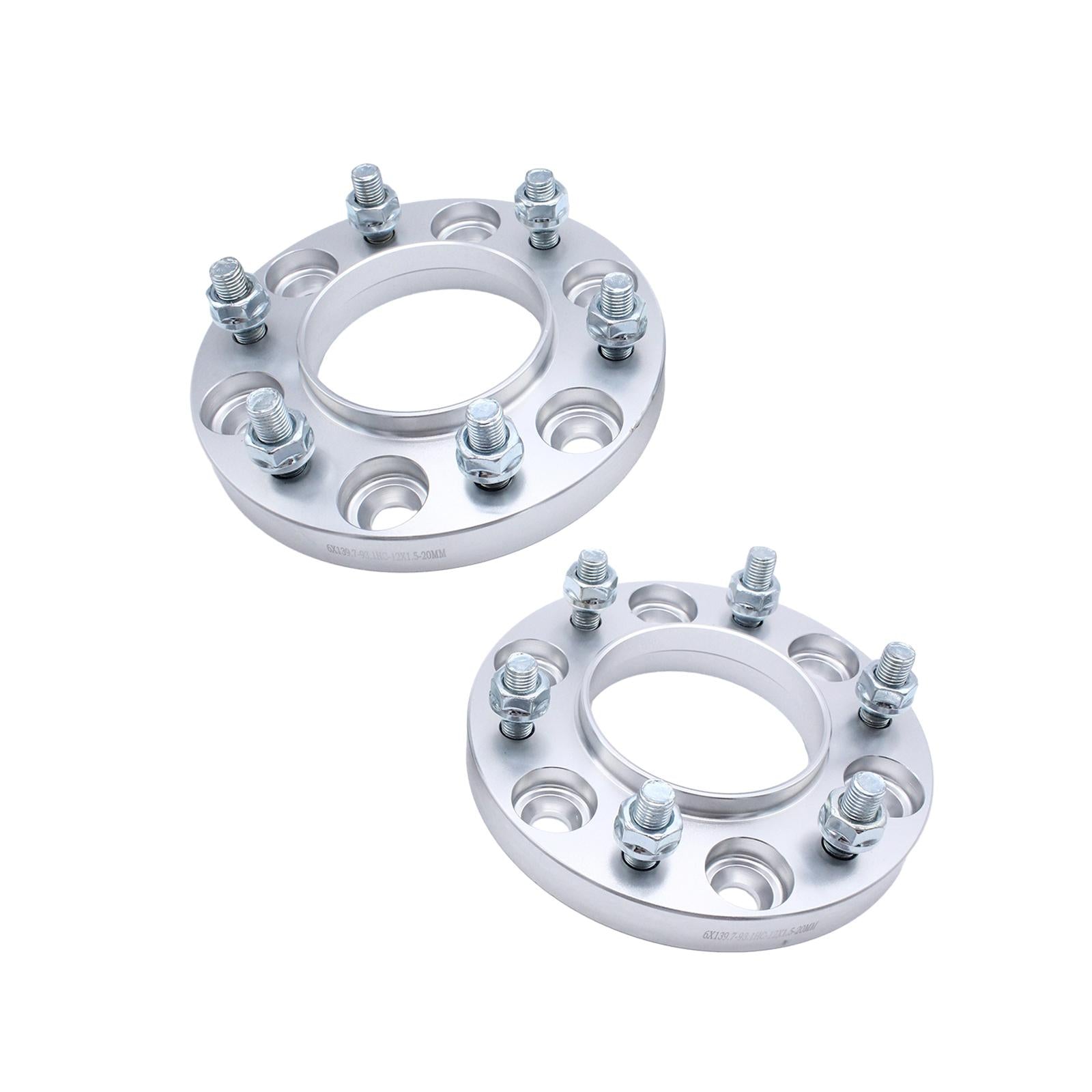2x Hub Centric Wheel Spacers Metal with Bolts for Ranger Easily Install